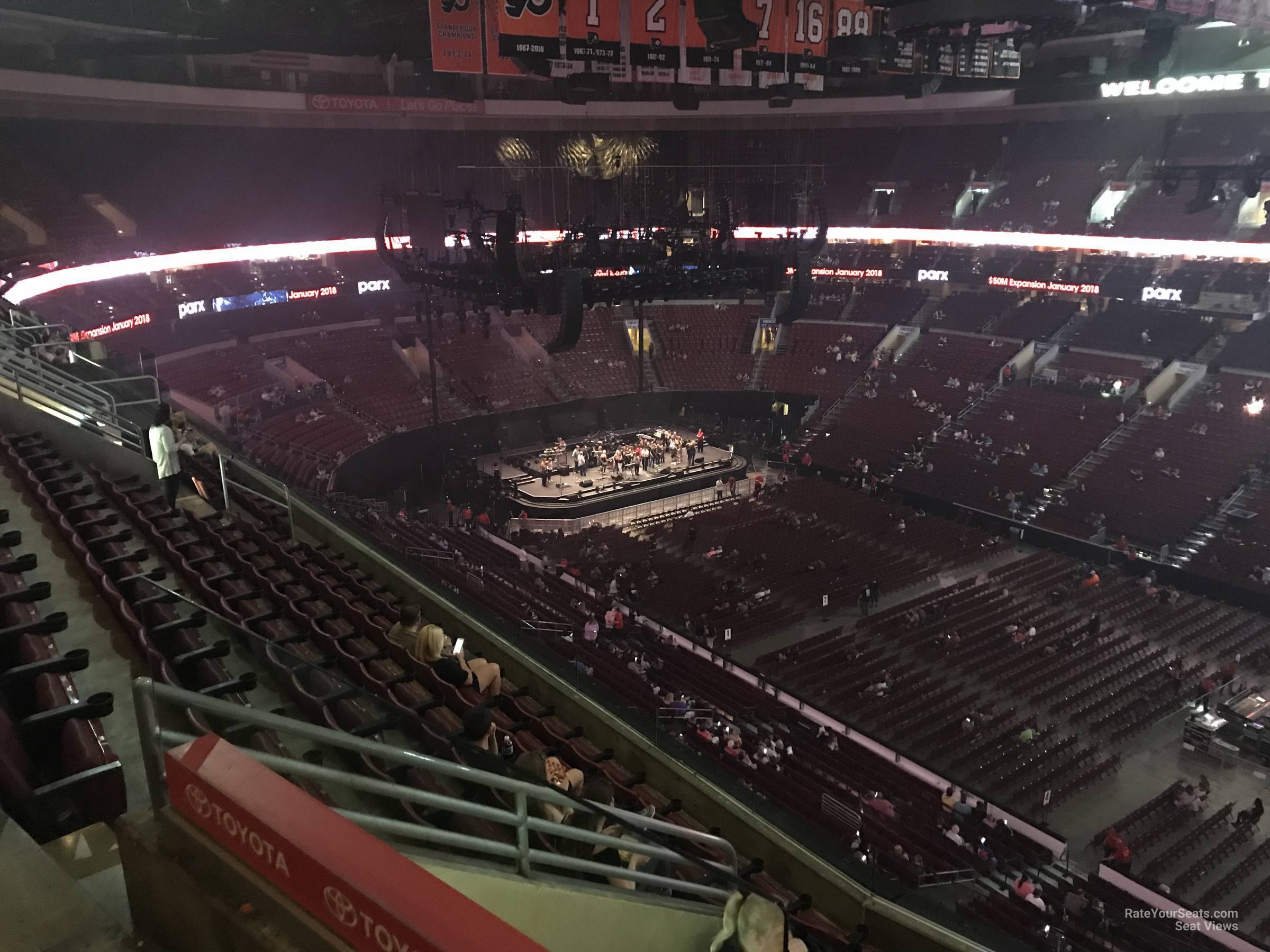 section 204, row 7 seat view  for concert - wells fargo center