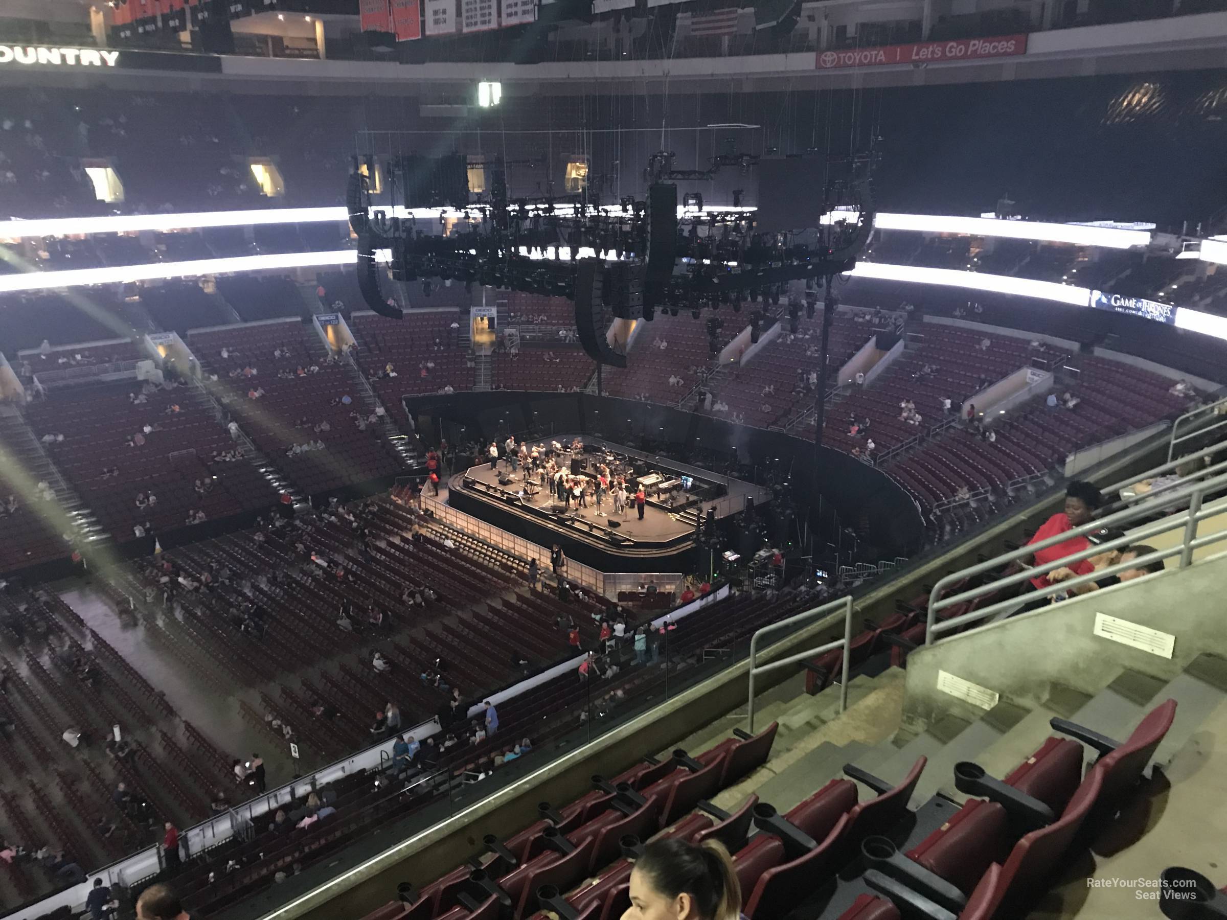 section 212, row 7 seat view  for concert - wells fargo center