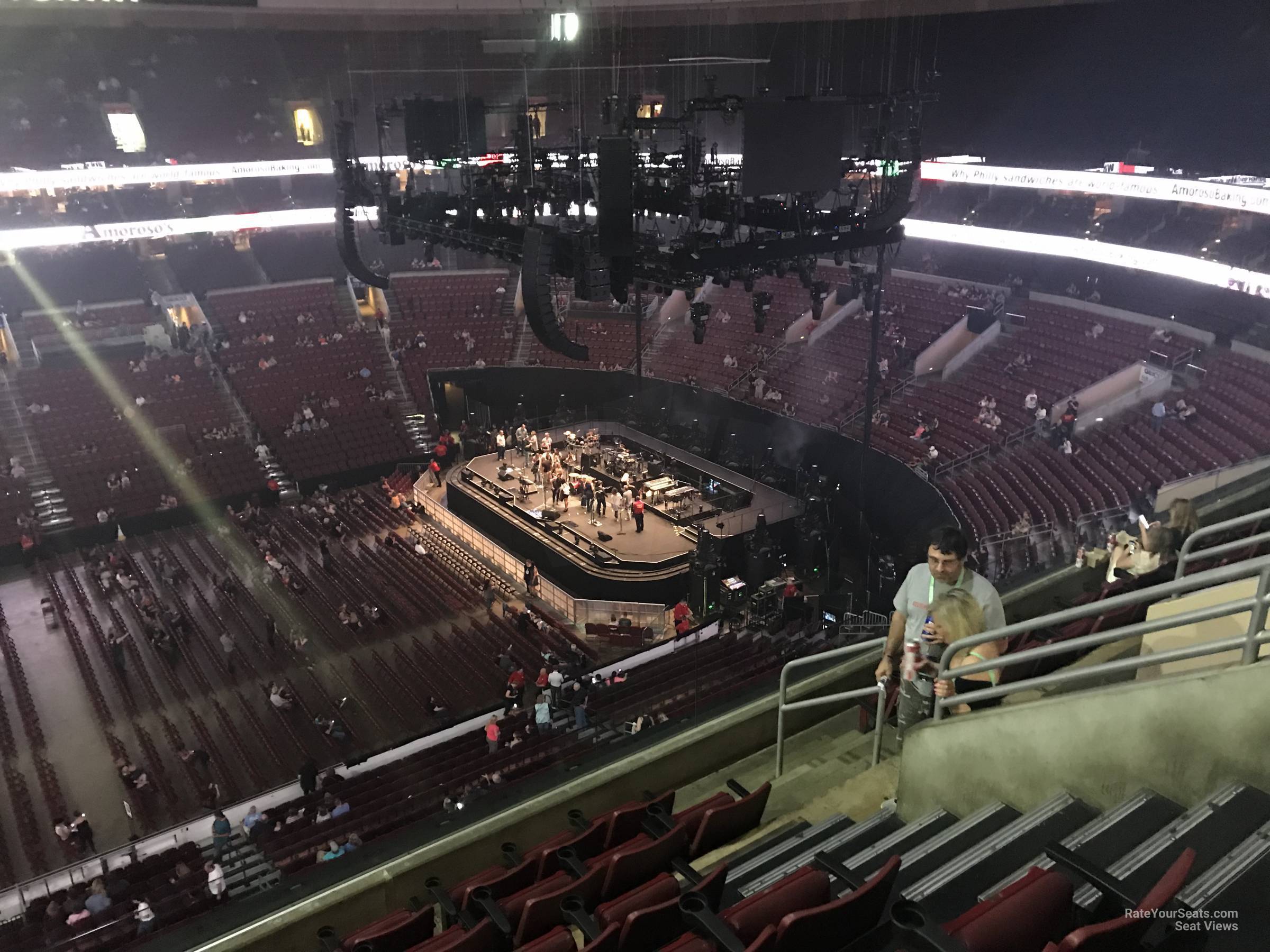 section 213, row 7 seat view  for concert - wells fargo center