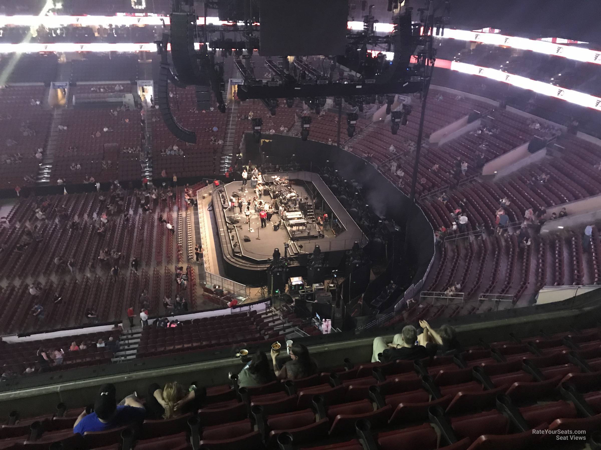 section 214, row 7 seat view  for concert - wells fargo center