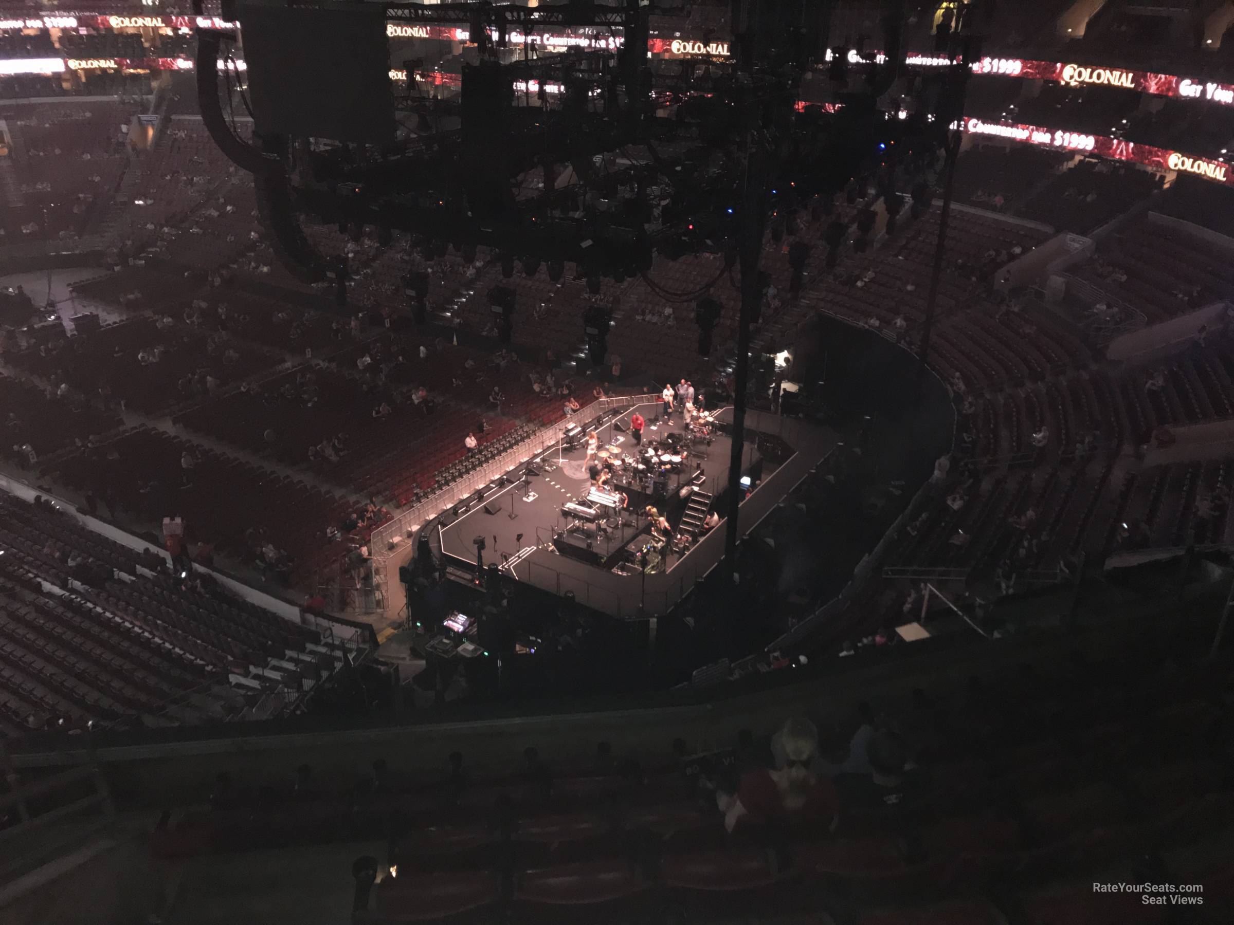 section 216a, row 7 seat view  for concert - wells fargo center