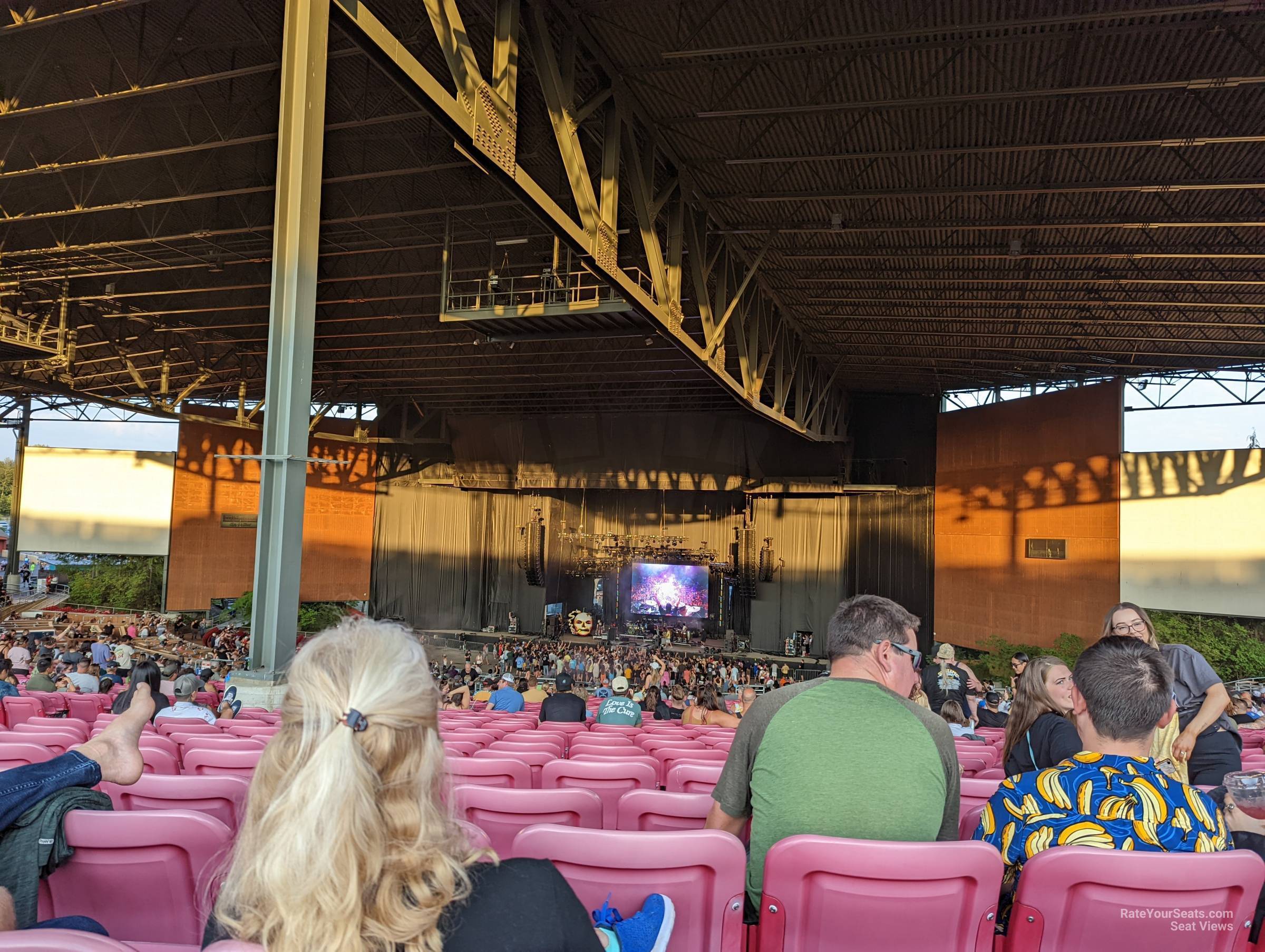 section 204, row 32 seat view  - white river amphitheatre