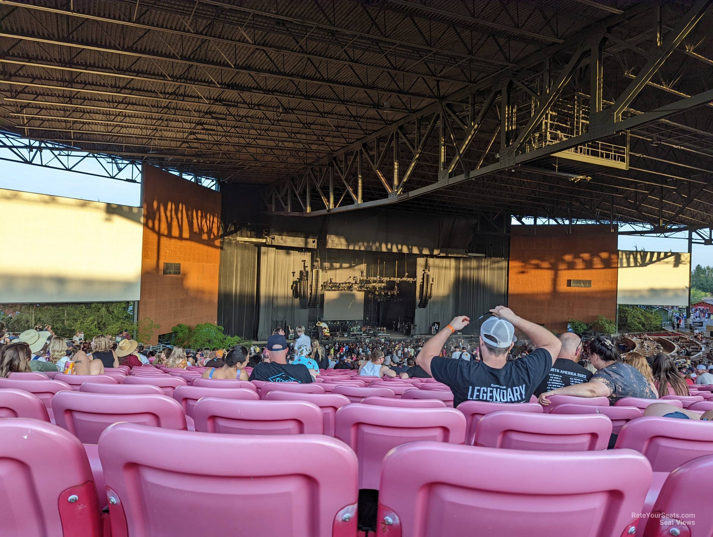 section 209, row 32 seat view  - white river amphitheatre