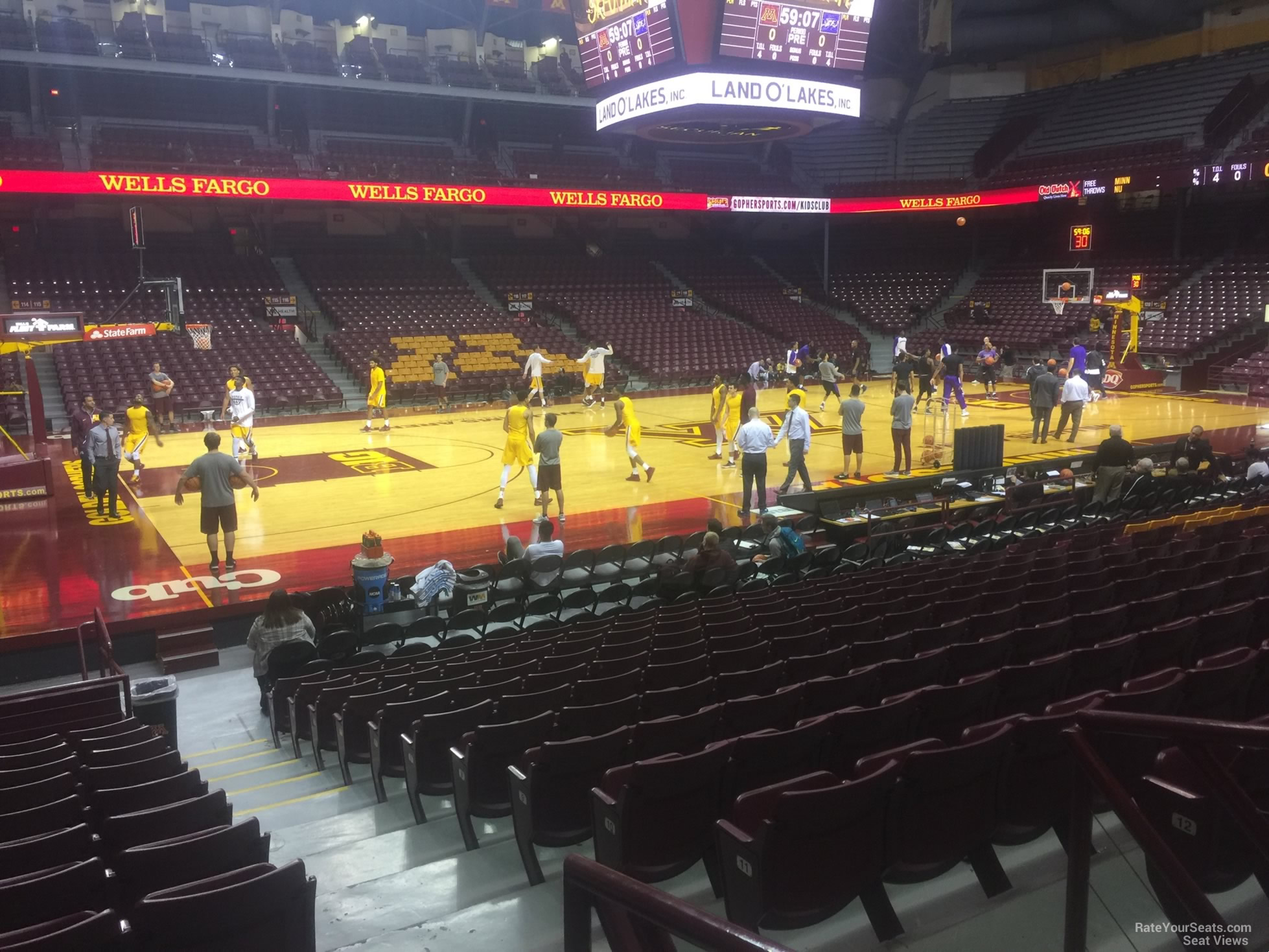 Section 108 at Williams Arena (Minnesota)