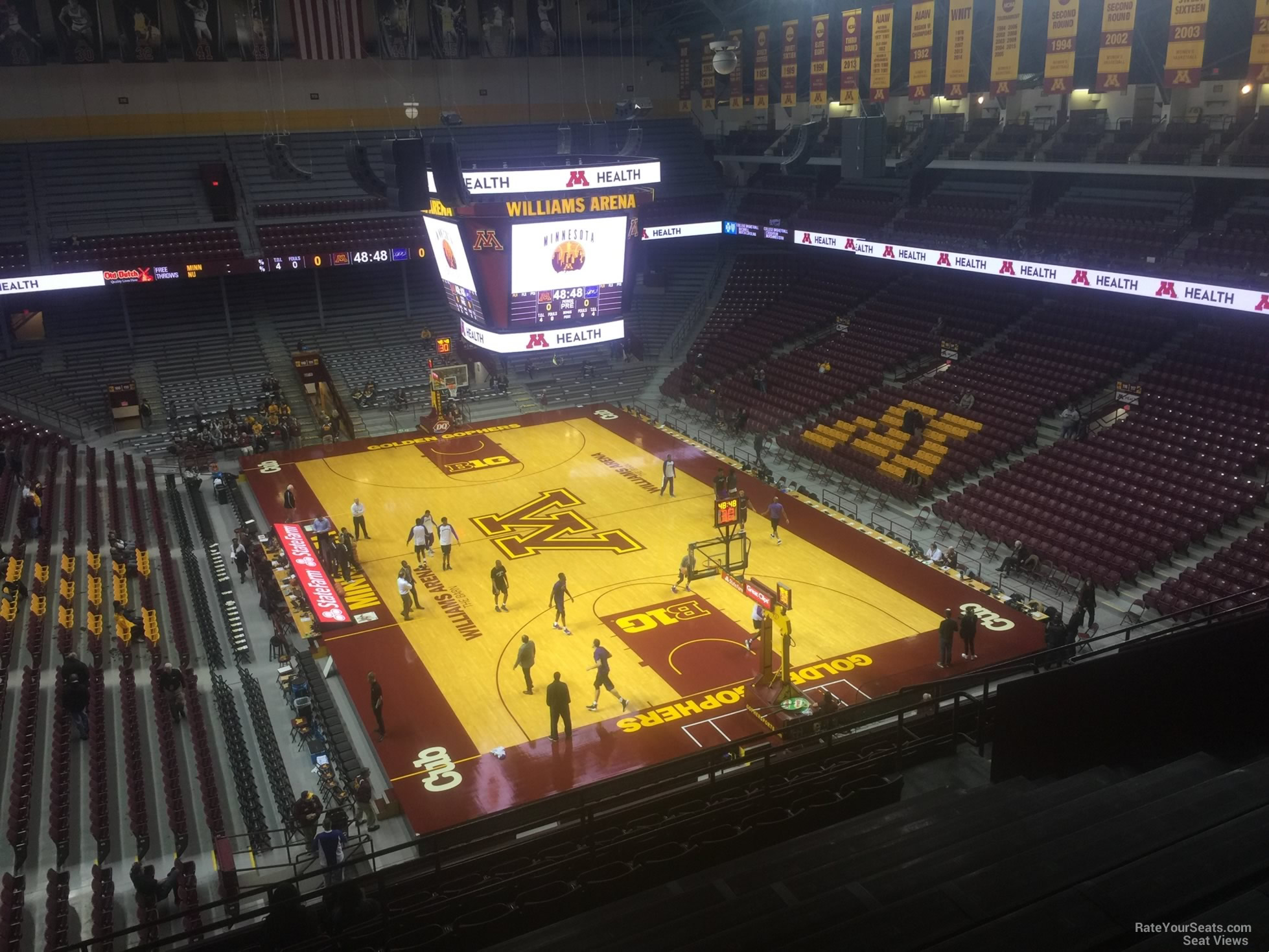 Section 202 at Williams Arena