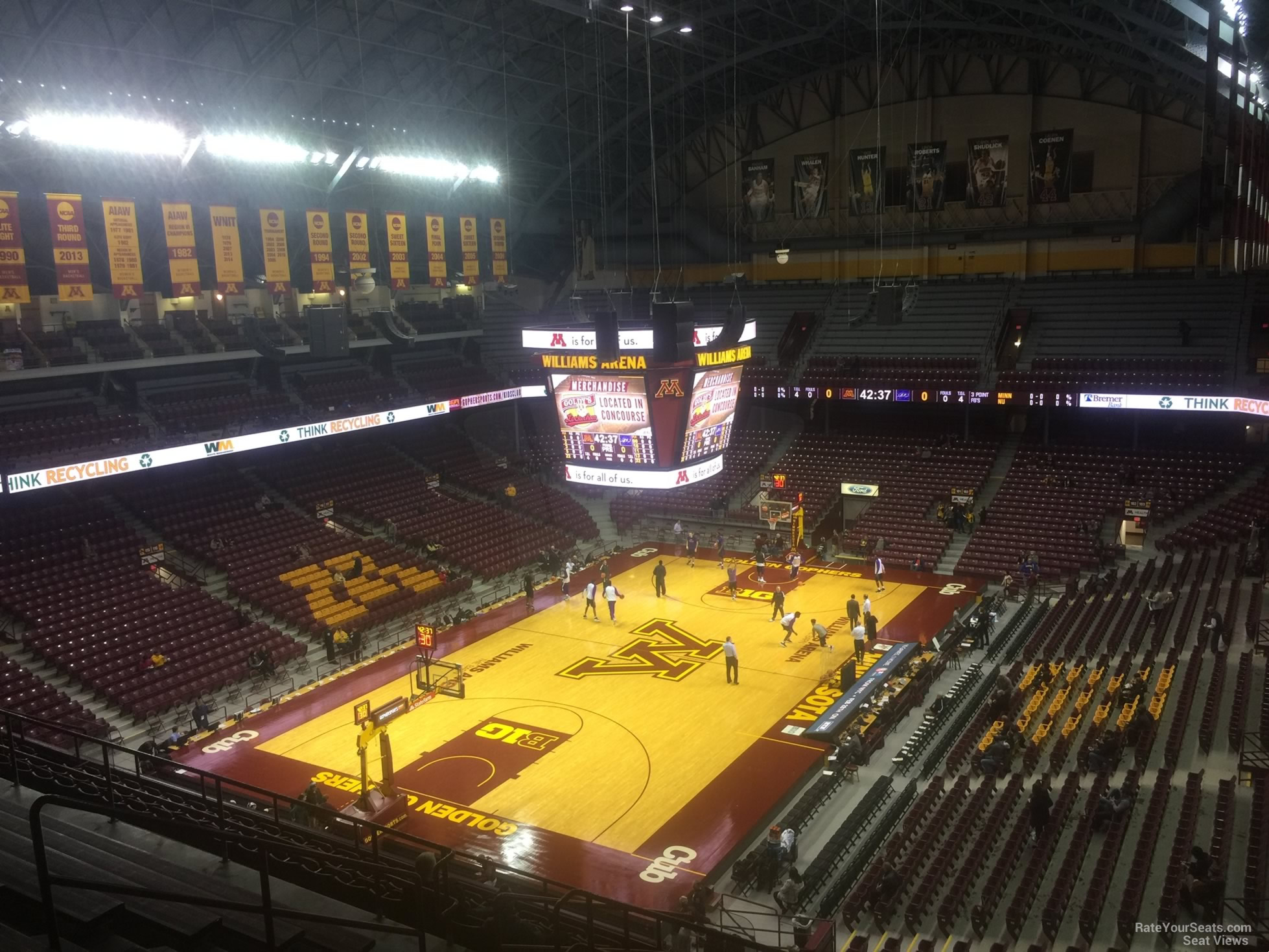 Williams Arena Seating Chart