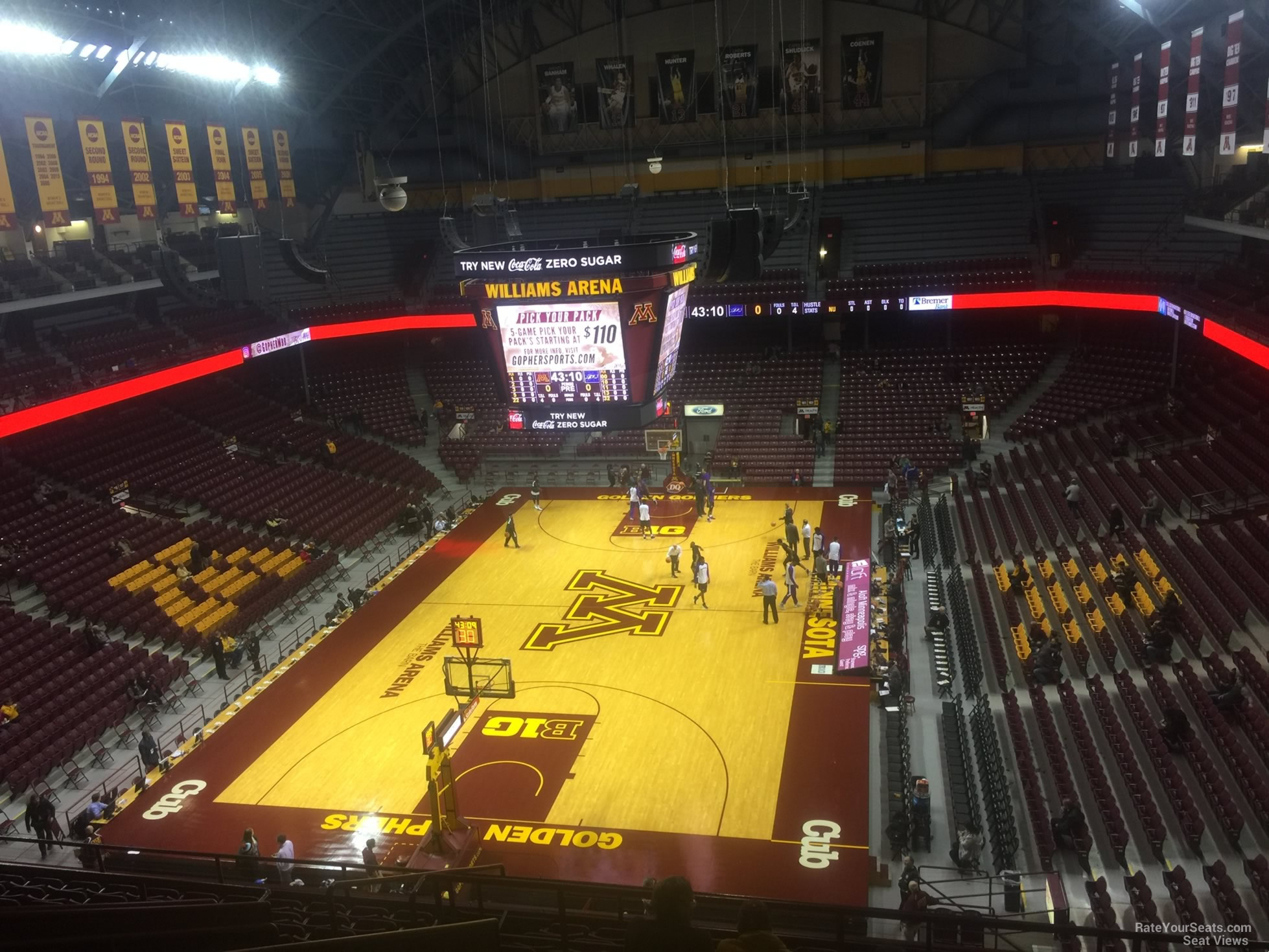 Williams Arena Seating Chart Obstructed View