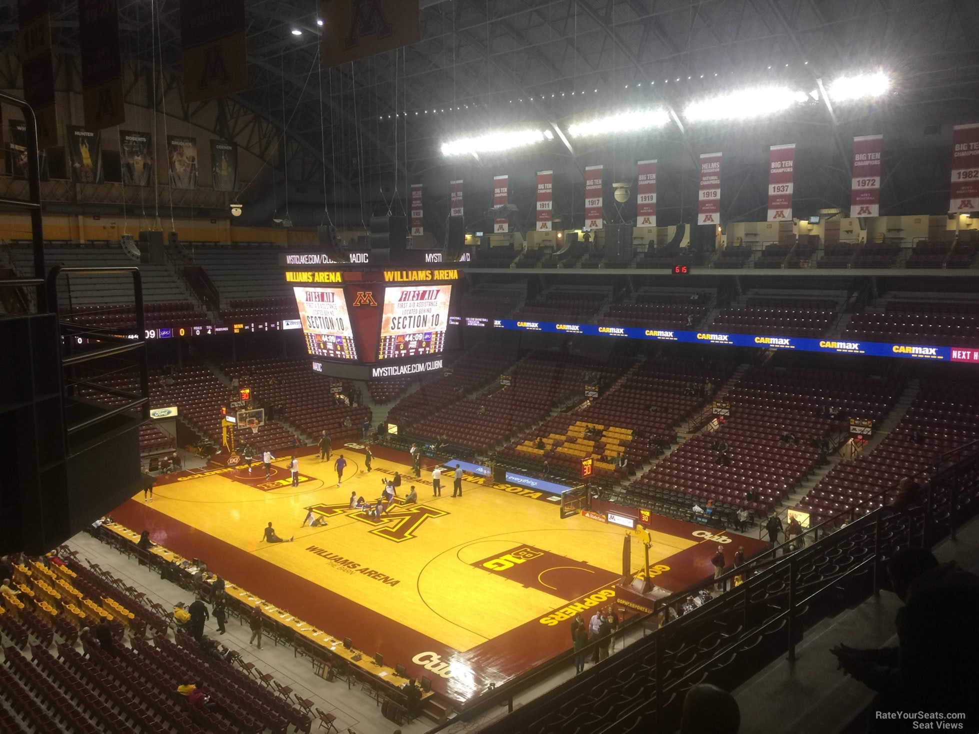 Williams Arena Seating Chart Obstructed View