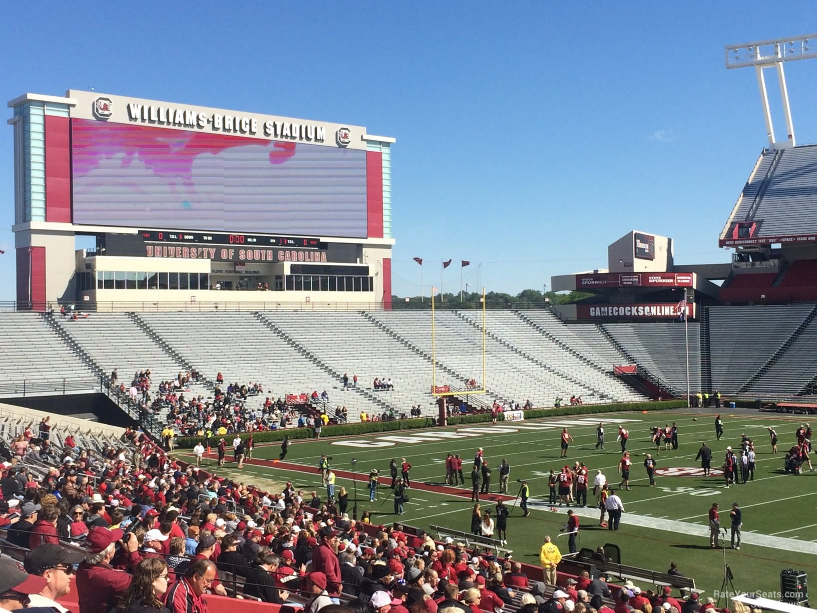 Williams Brice Stadium Seating Chart With Rows