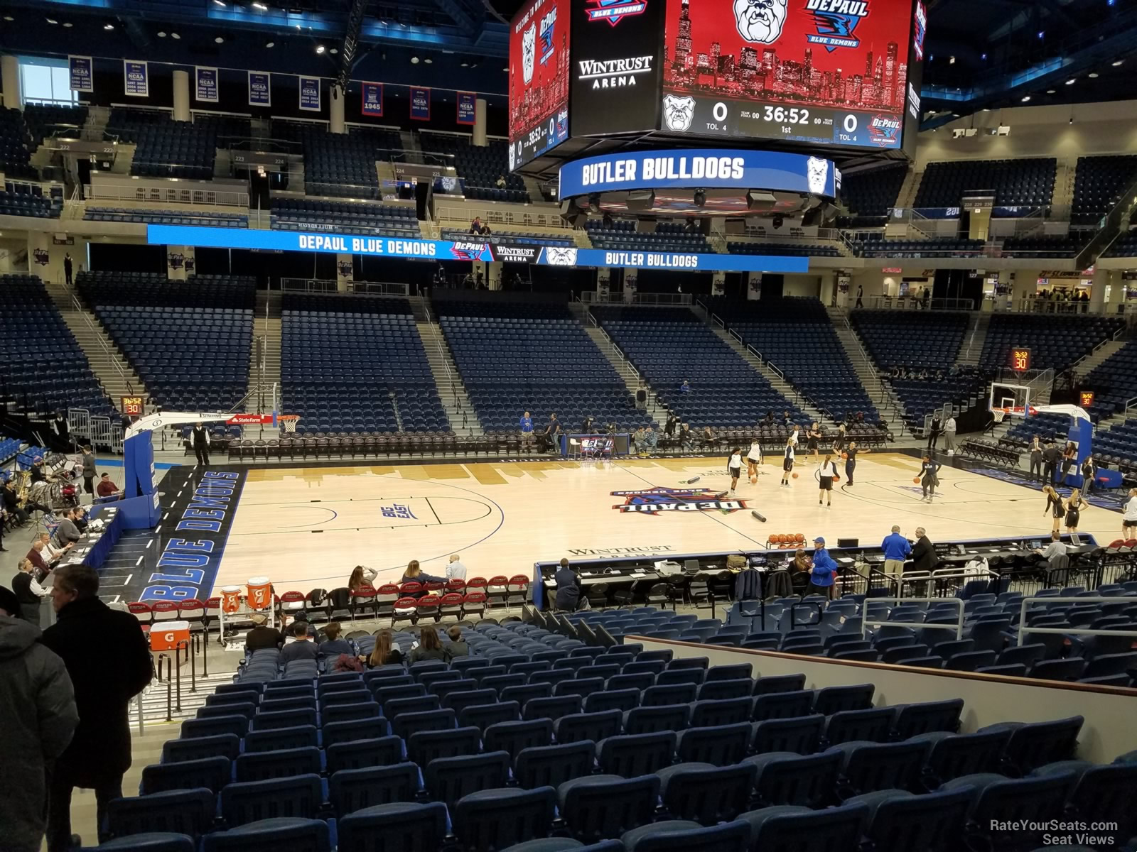 Wintrust Arena Section 111 - DePaul Basketball - RateYourSeats.com