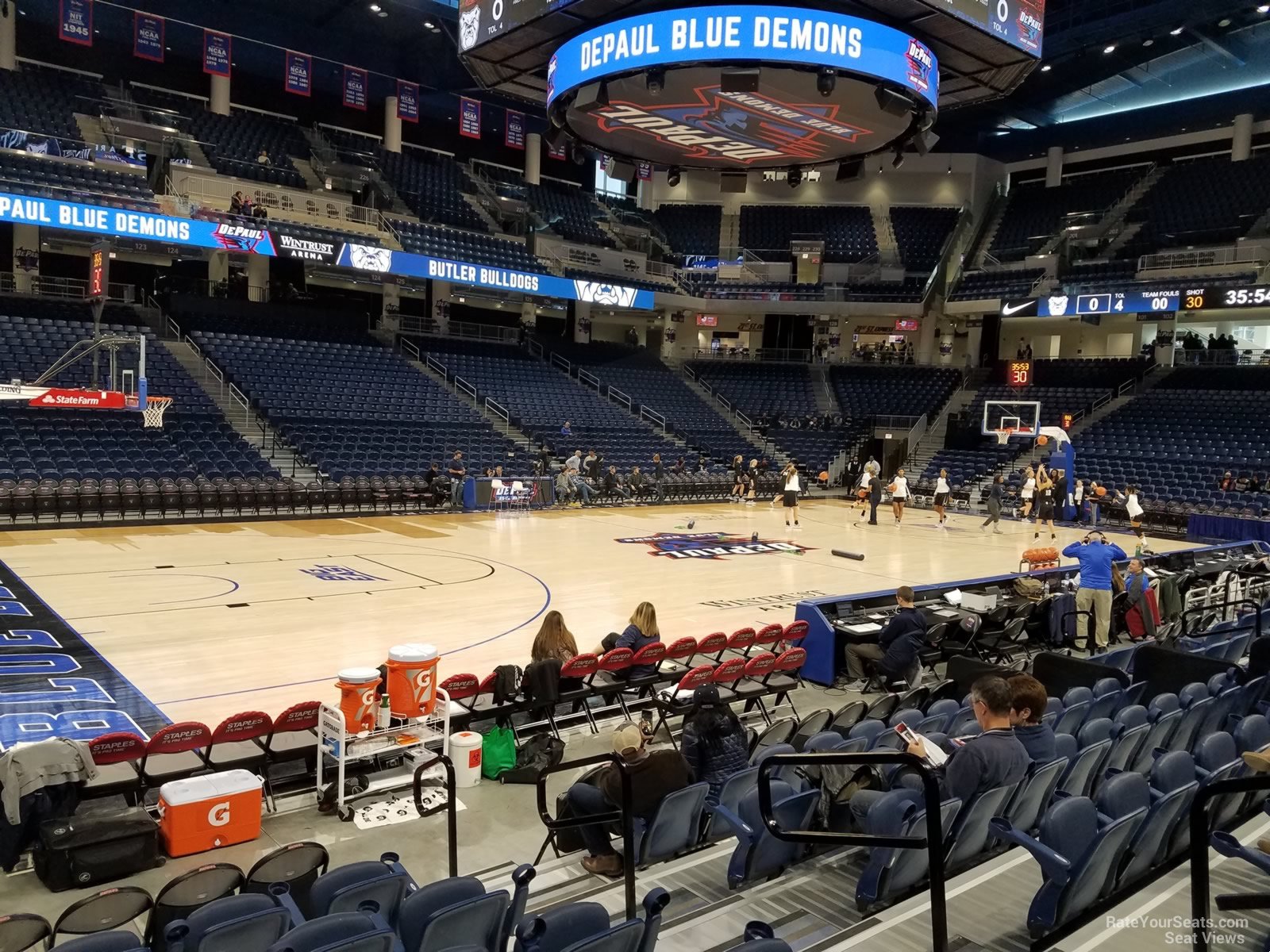 Wintrust Arena Section 112 - DePaul Basketball - RateYourSeats.com