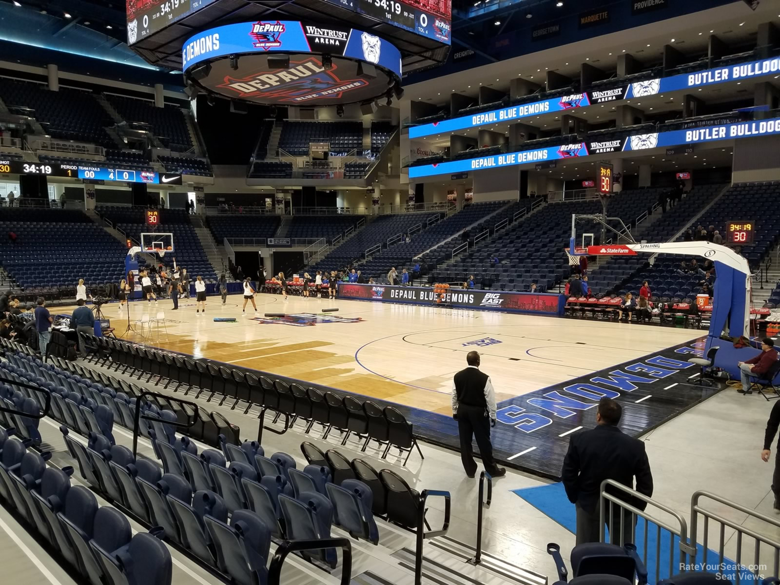 Wintrust Arena Section 121 - DePaul Basketball - RateYourSeats.com