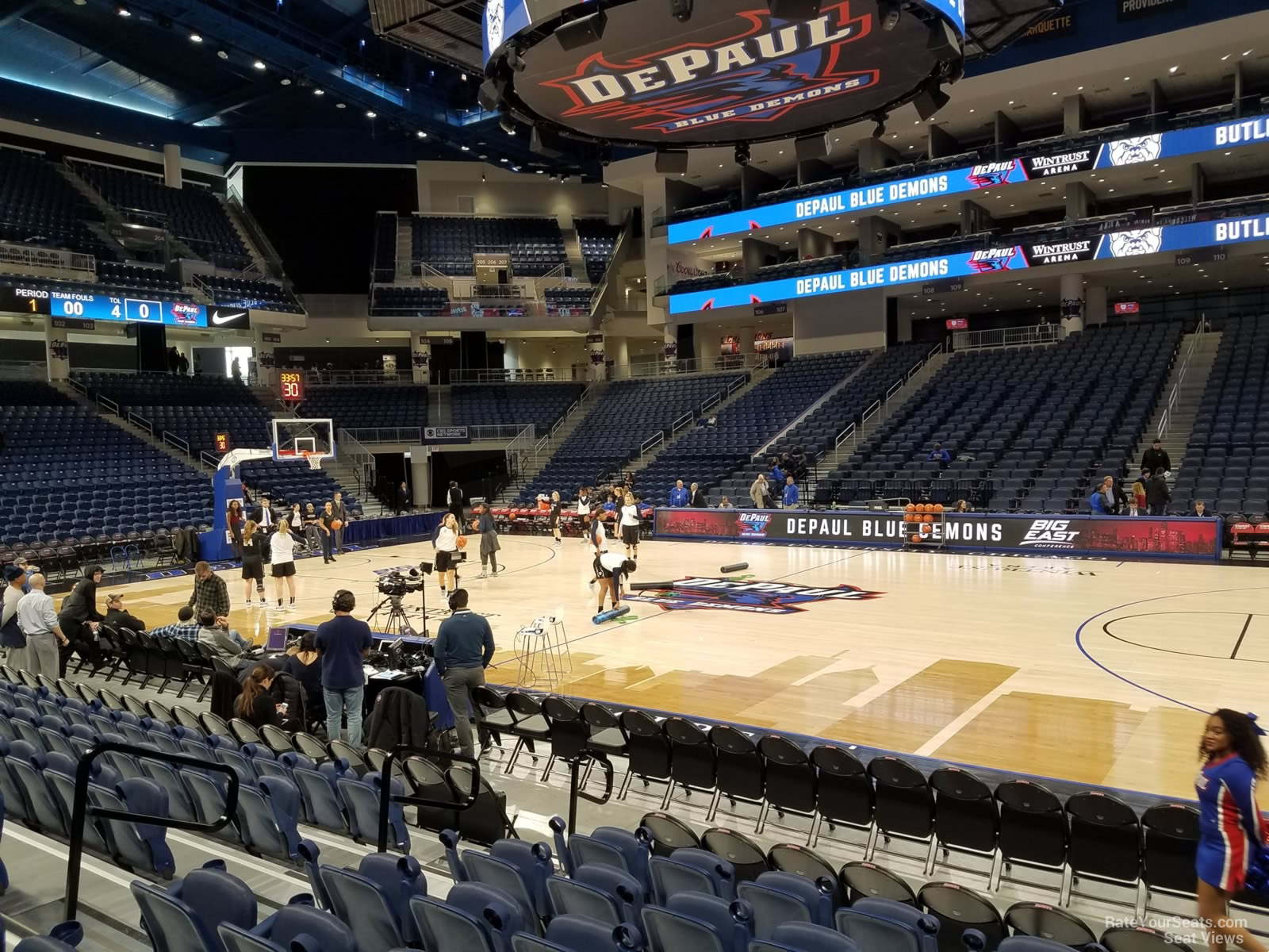 Section 123 at Wintrust Arena - RateYourSeats.com