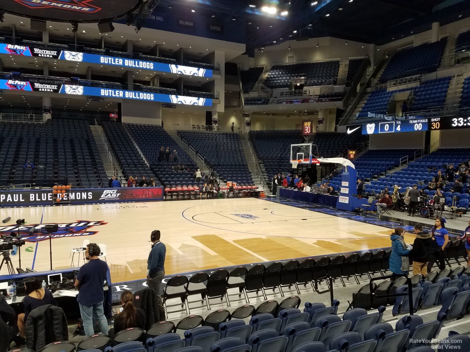 Wintrust Arena Section 124 - DePaul Basketball - RateYourSeats.com