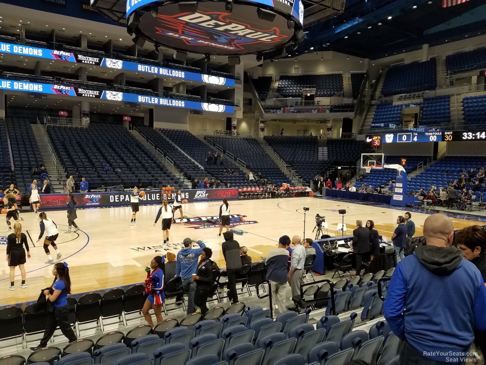 Wintrust Arena Seating Chart With Seat Numbers