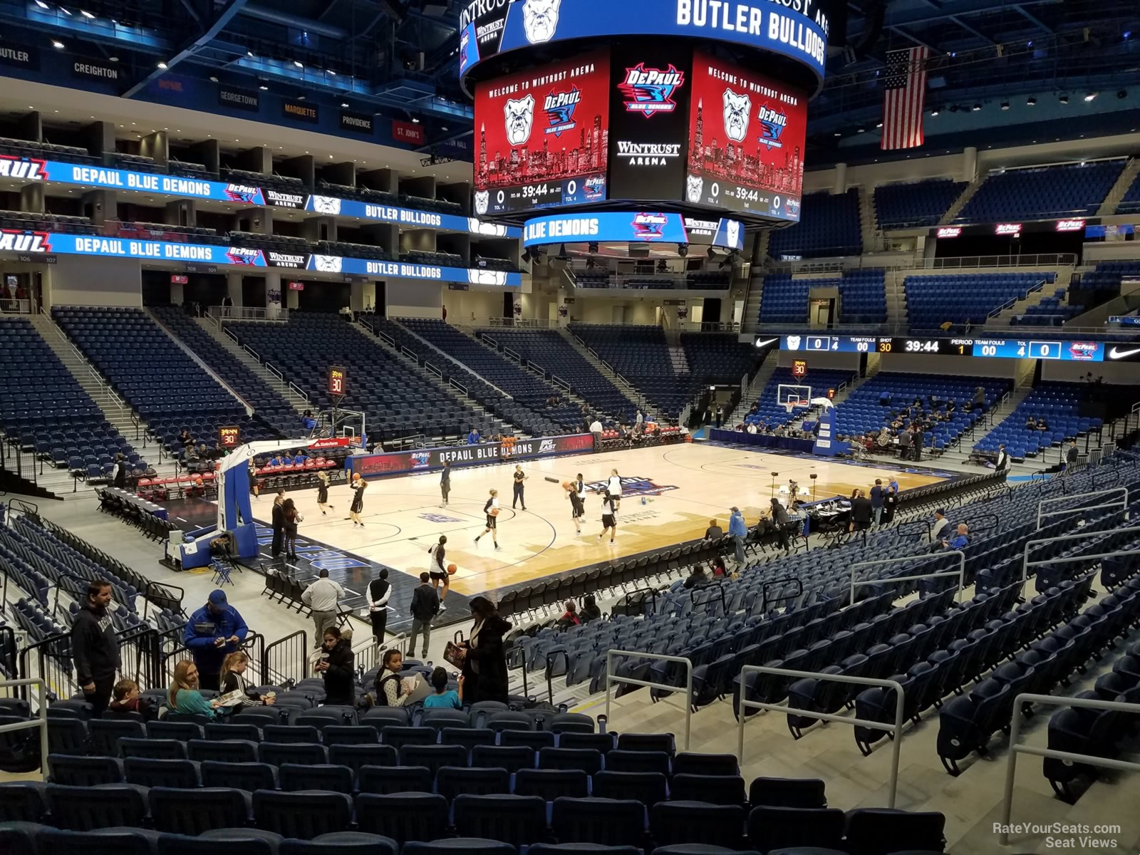 Wintrust Arena Section 127 - DePaul Basketball - RateYourSeats.com