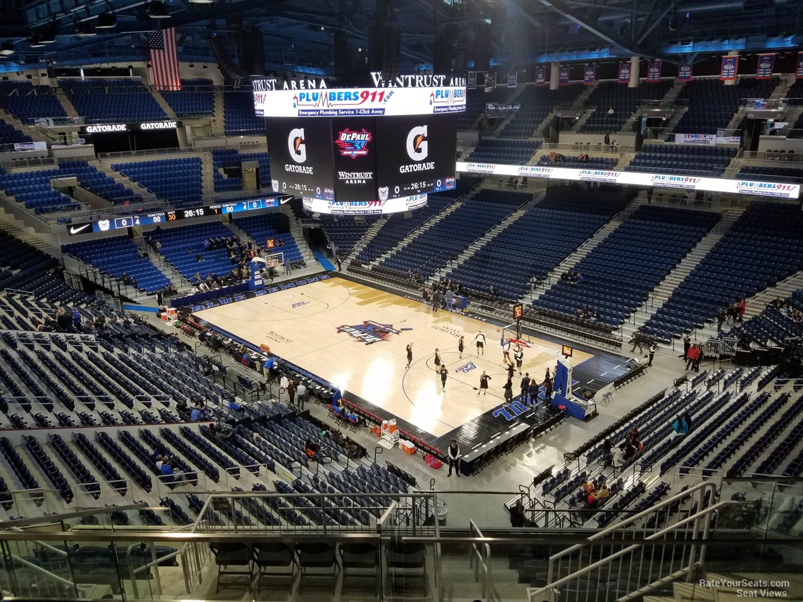 Wintrust Arena Section 206 - DePaul Basketball - RateYourSeats.com