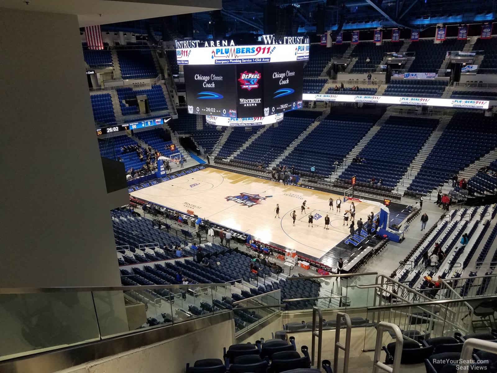 Wintrust Arena Section 207 Depaul Basketball 1222