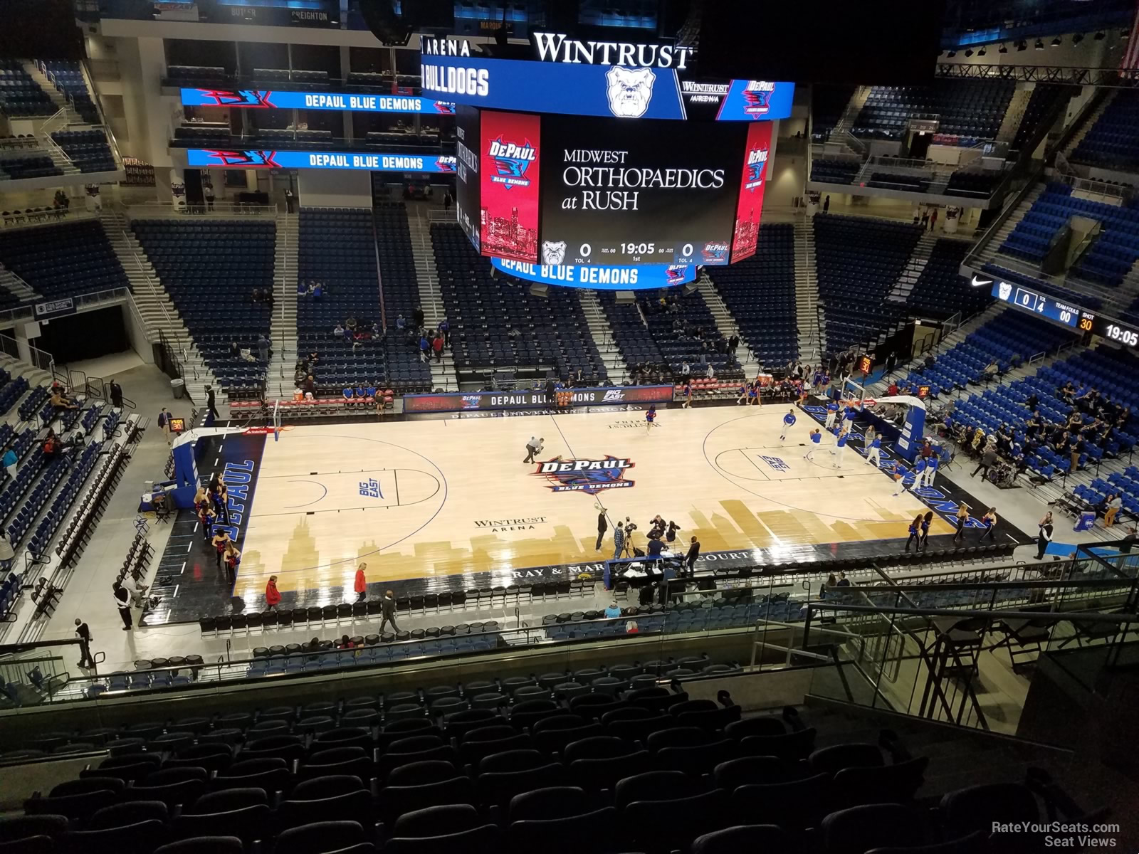 Wintrust Arena Seating Chart With Seat Numbers