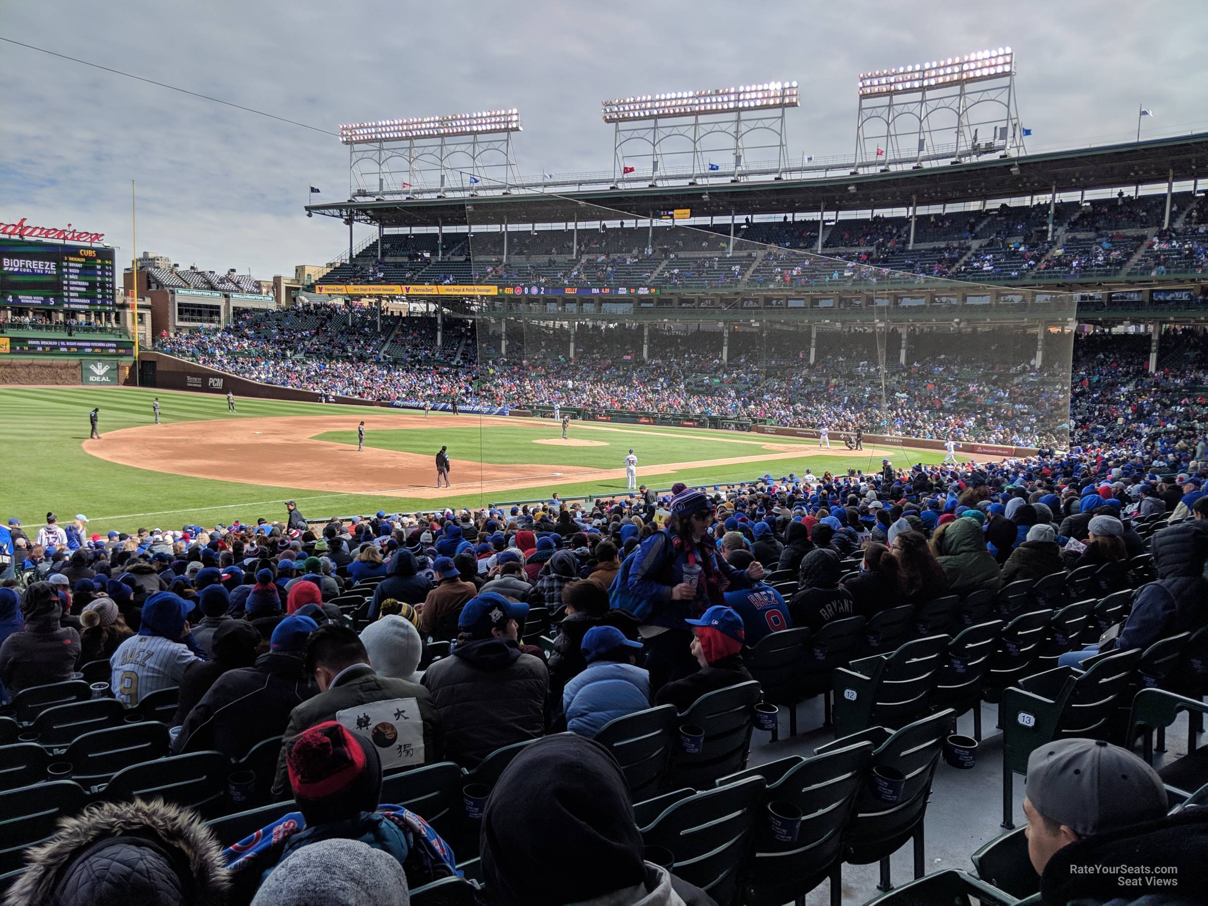 Section 107 at Wrigley Field - Chicago Cubs - RateYourSeats.com