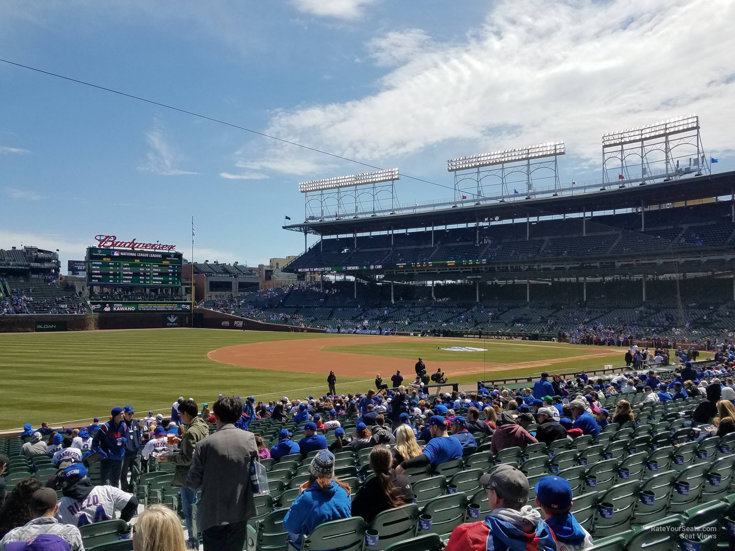 Wrigley Field Section 108 - Chicago Cubs - RateYourSeats.com