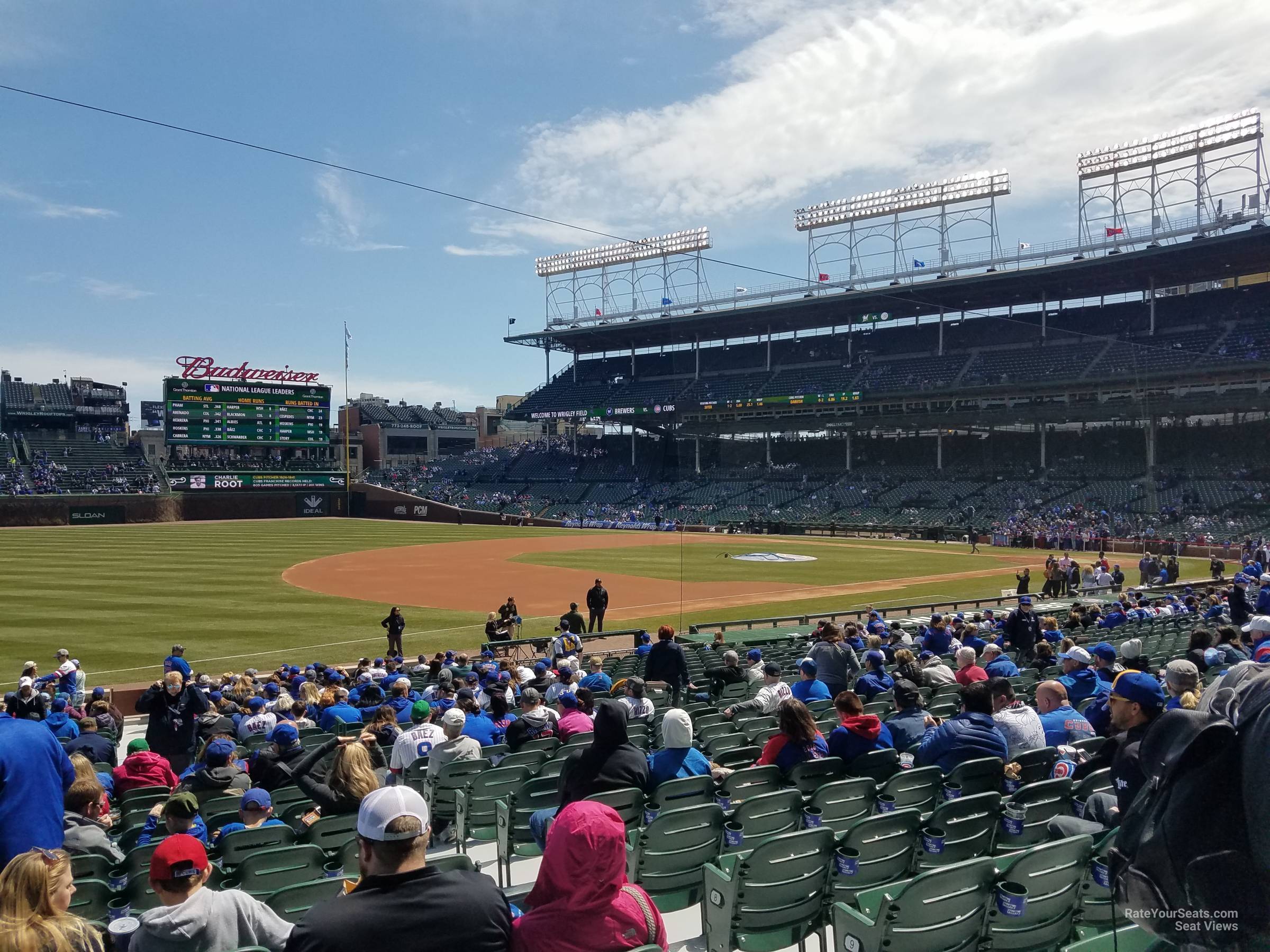 Wrigley Field Section 109 - Chicago Cubs - RateYourSeats.com