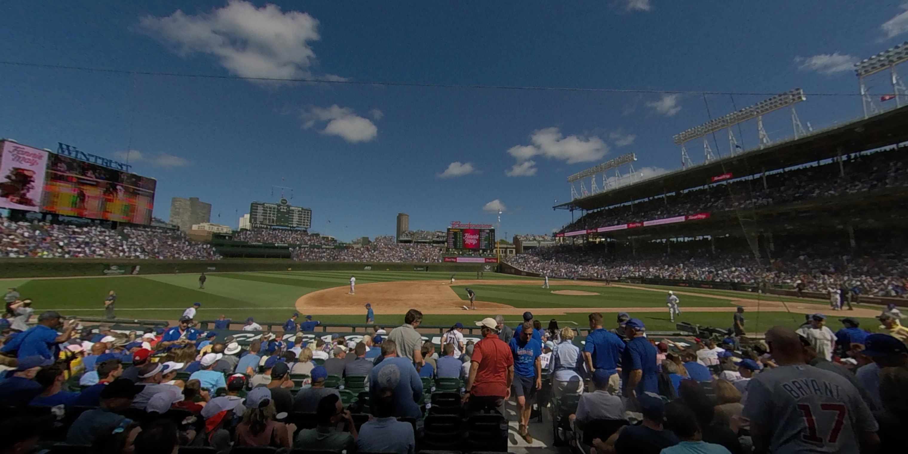 section 11 panoramic seat view  for baseball - wrigley field