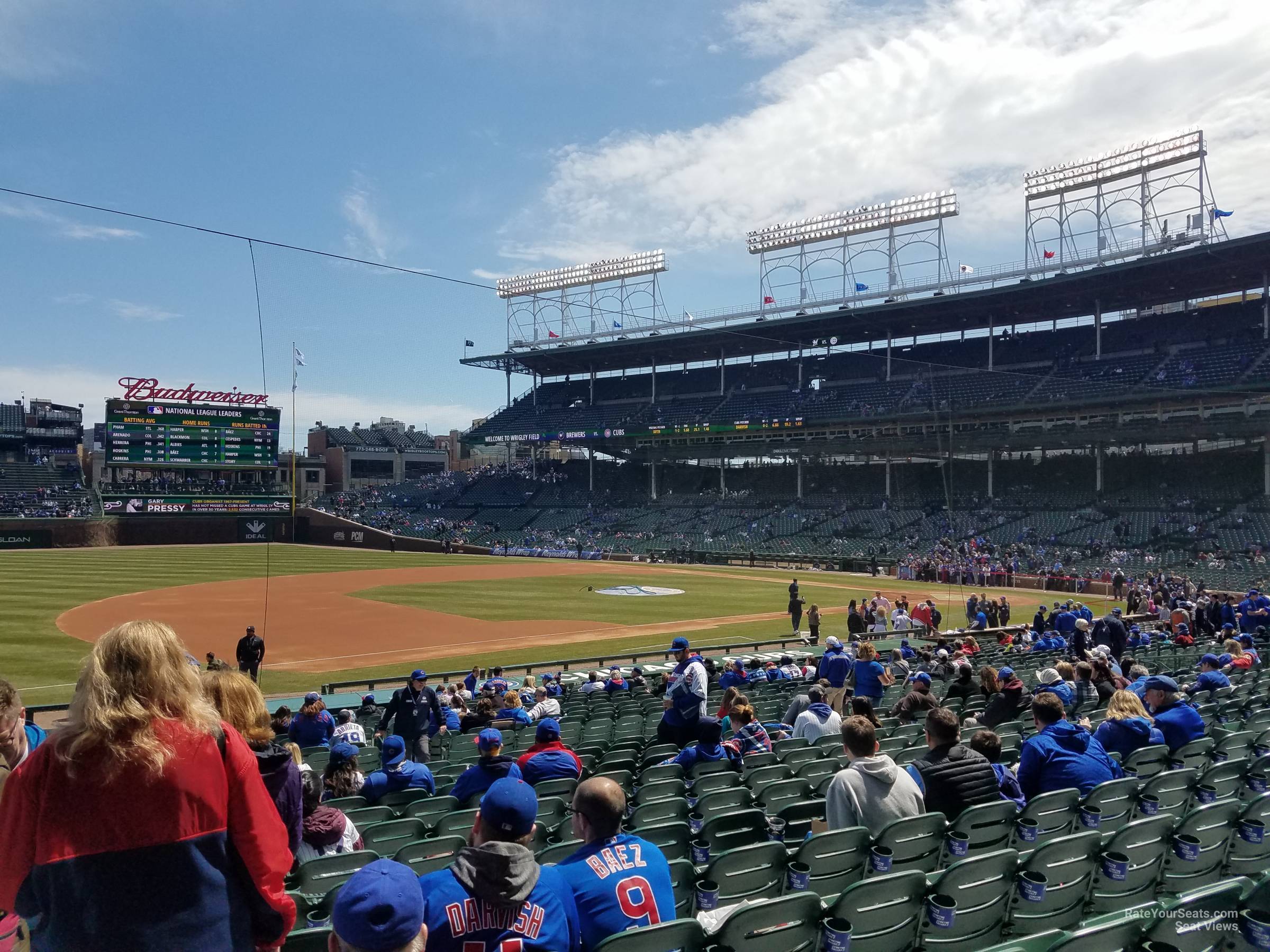 Sloan Park, section 108, home of Chicago Cubs, Mesa Solar Sox, page 1