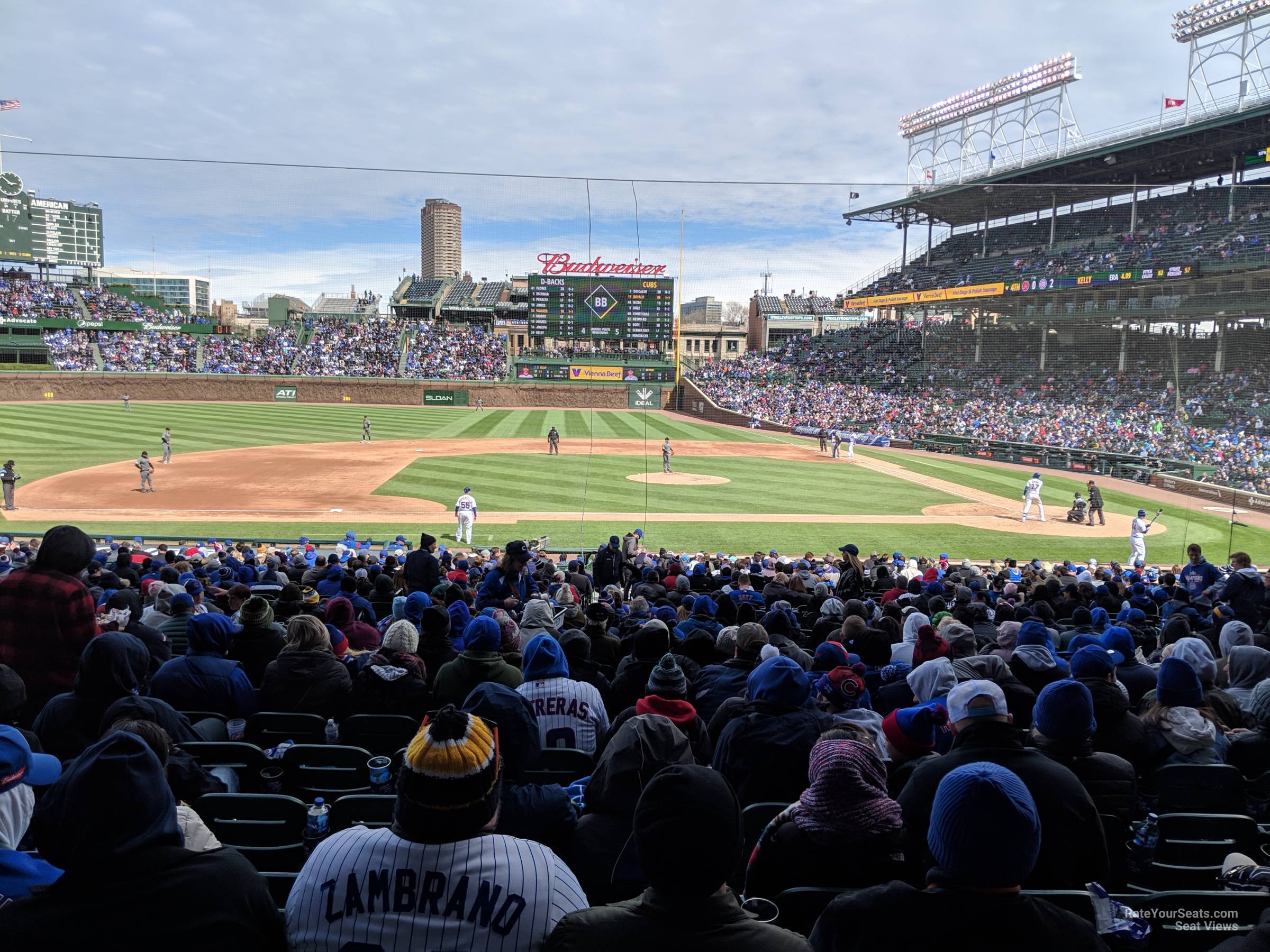 Section 112 at Wrigley Field - Chicago Cubs - RateYourSeats.com