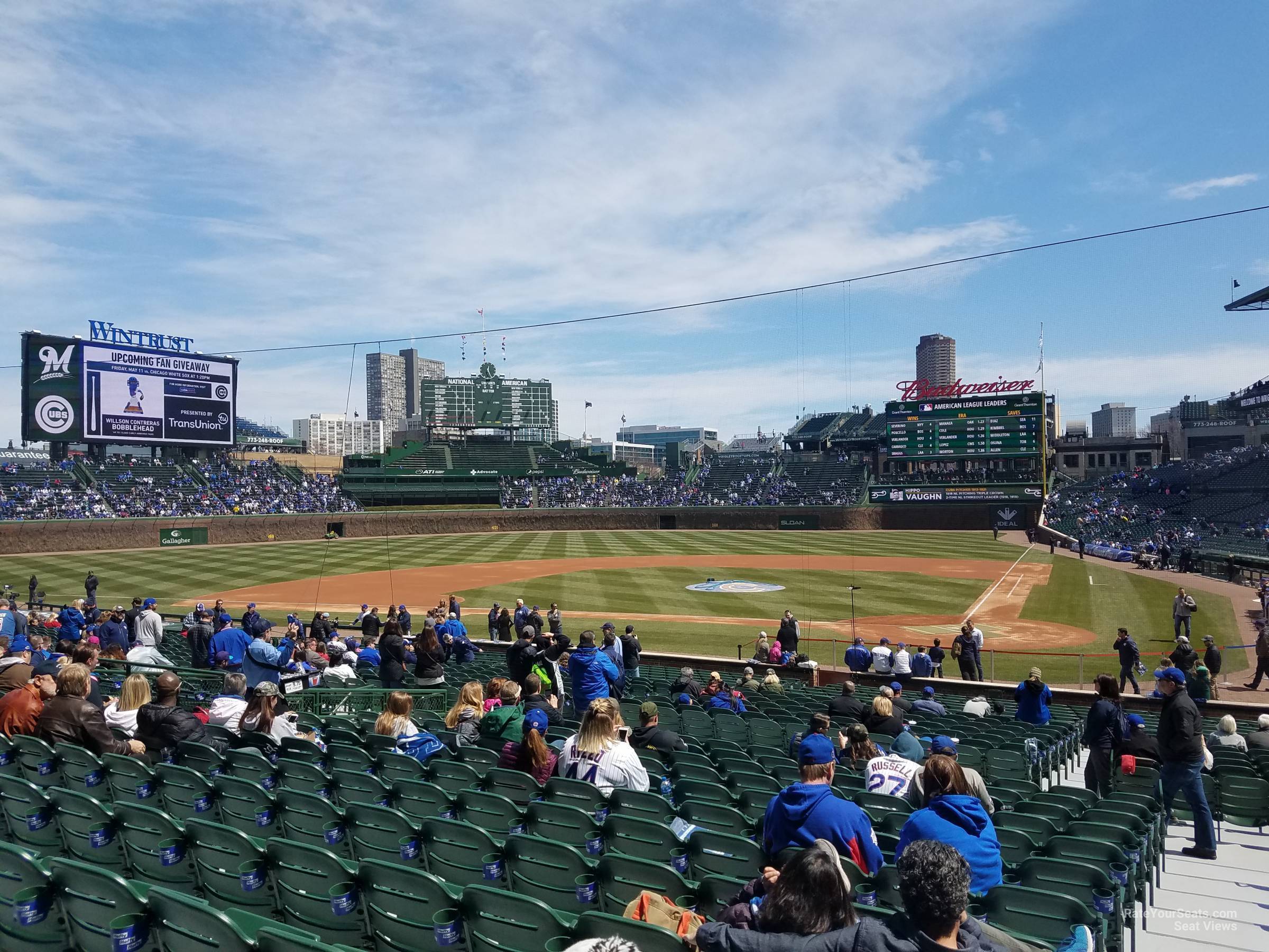 Section 117 at Wrigley Field 