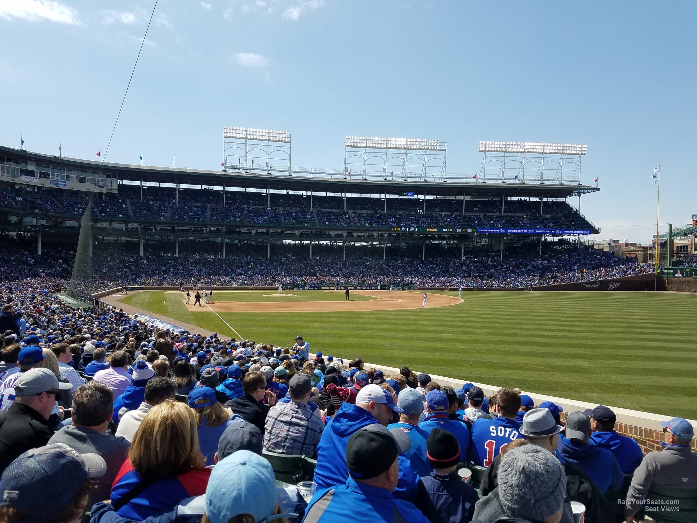 section 133, row 15 seat view  for baseball - wrigley field