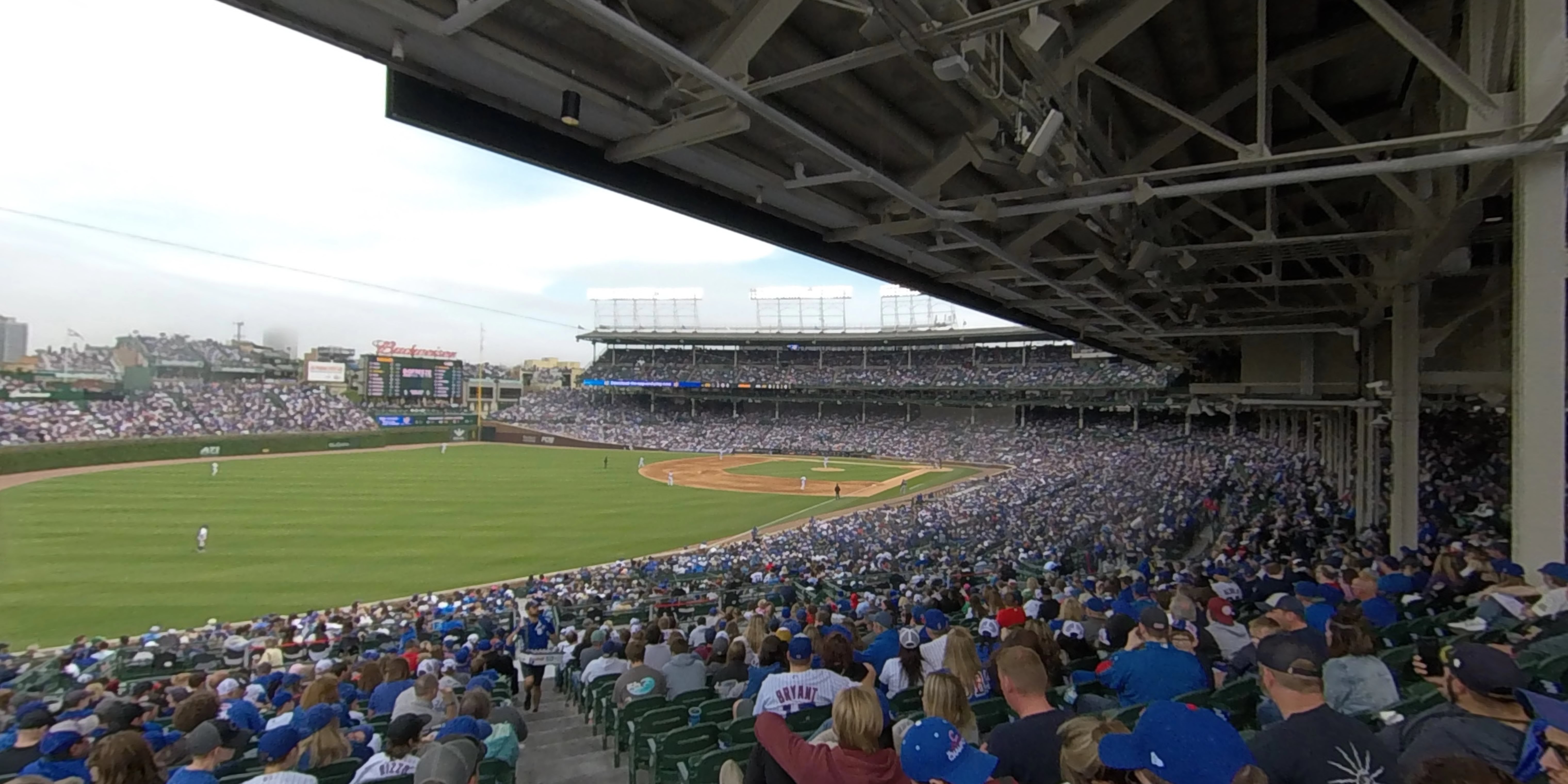 section 204 panoramic seat view  for baseball - wrigley field