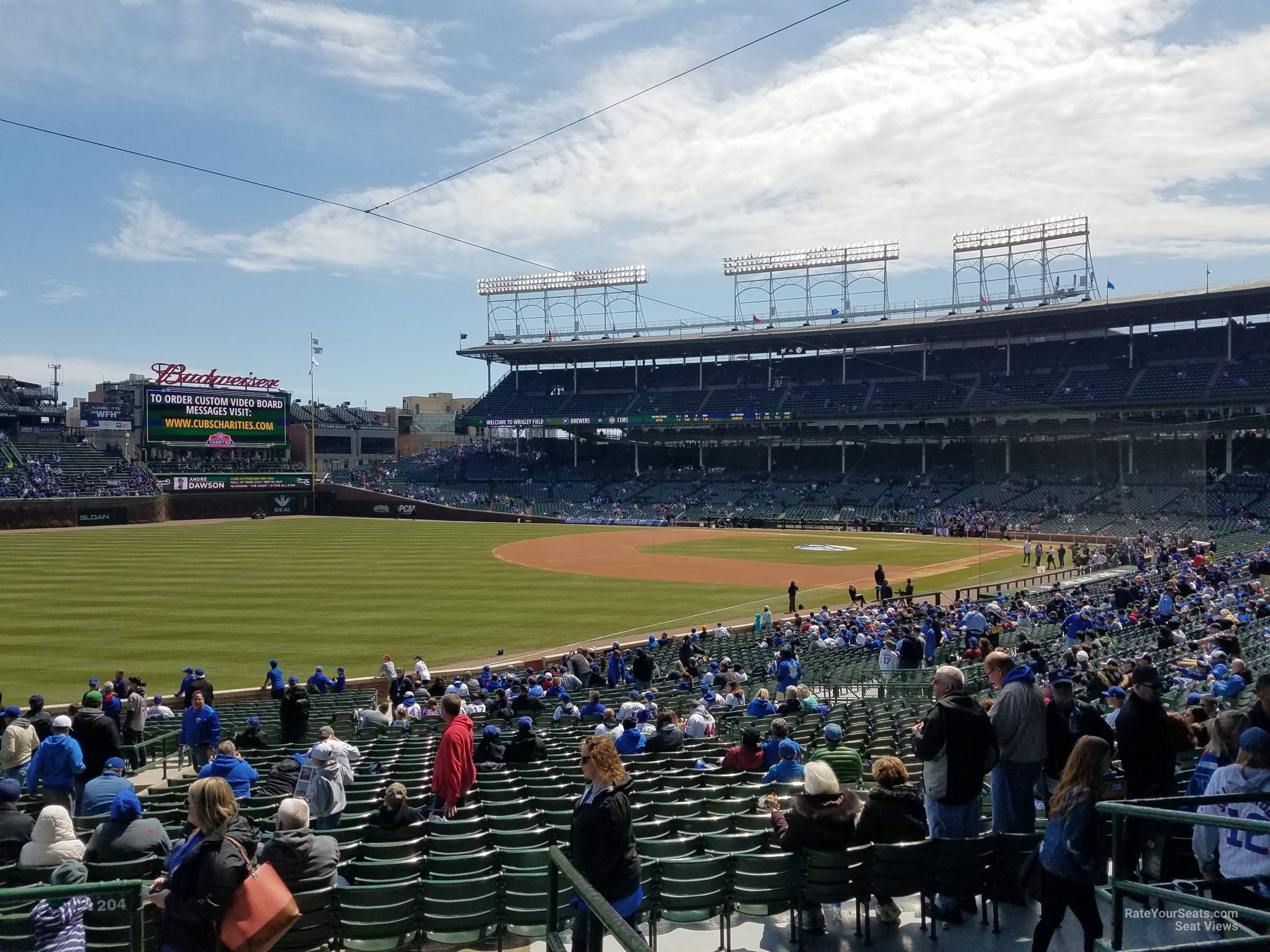 Section 204 at Wrigley Field Chicago Cubs