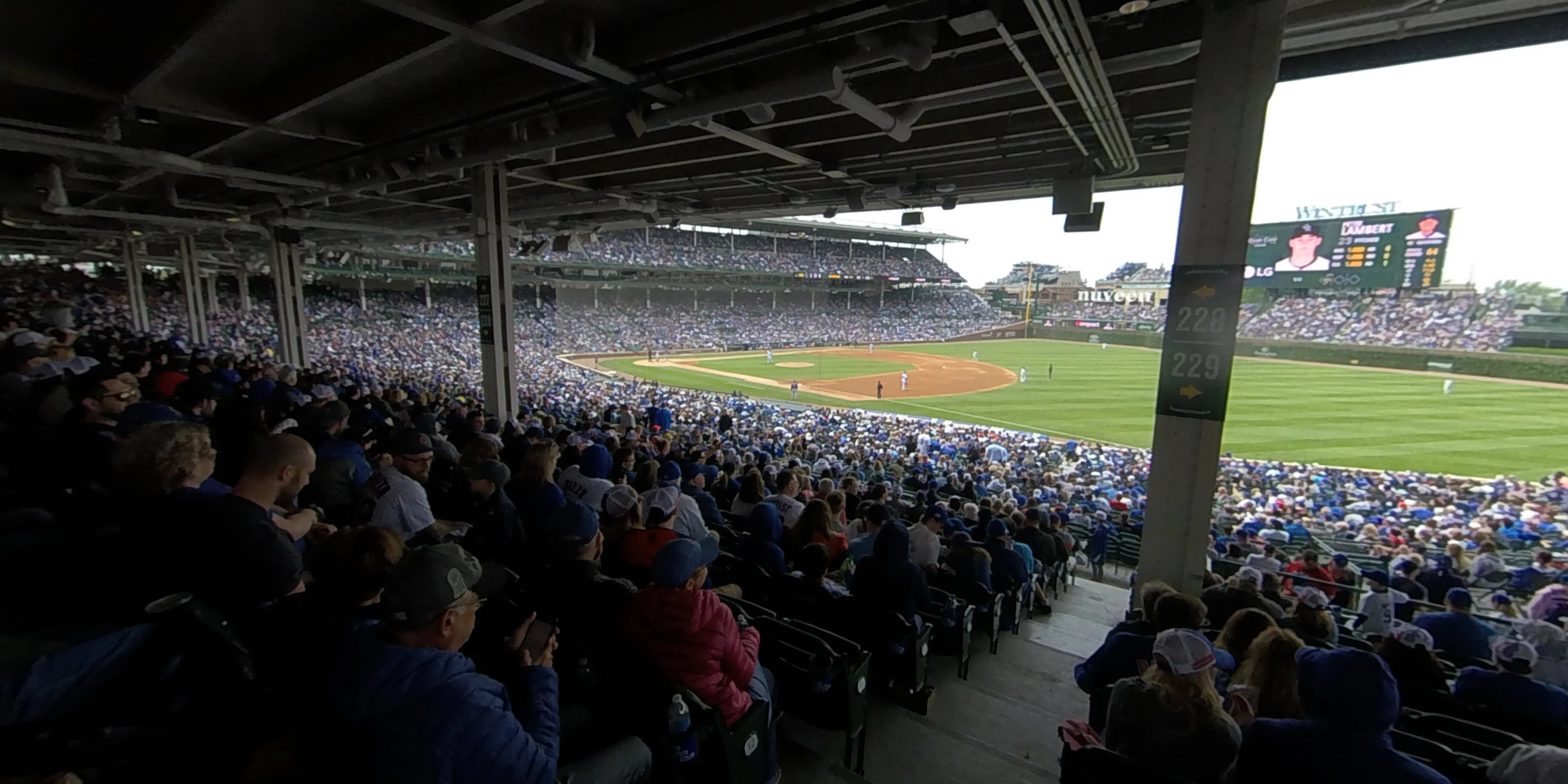 Wrigley Field Seating Chart Section 229