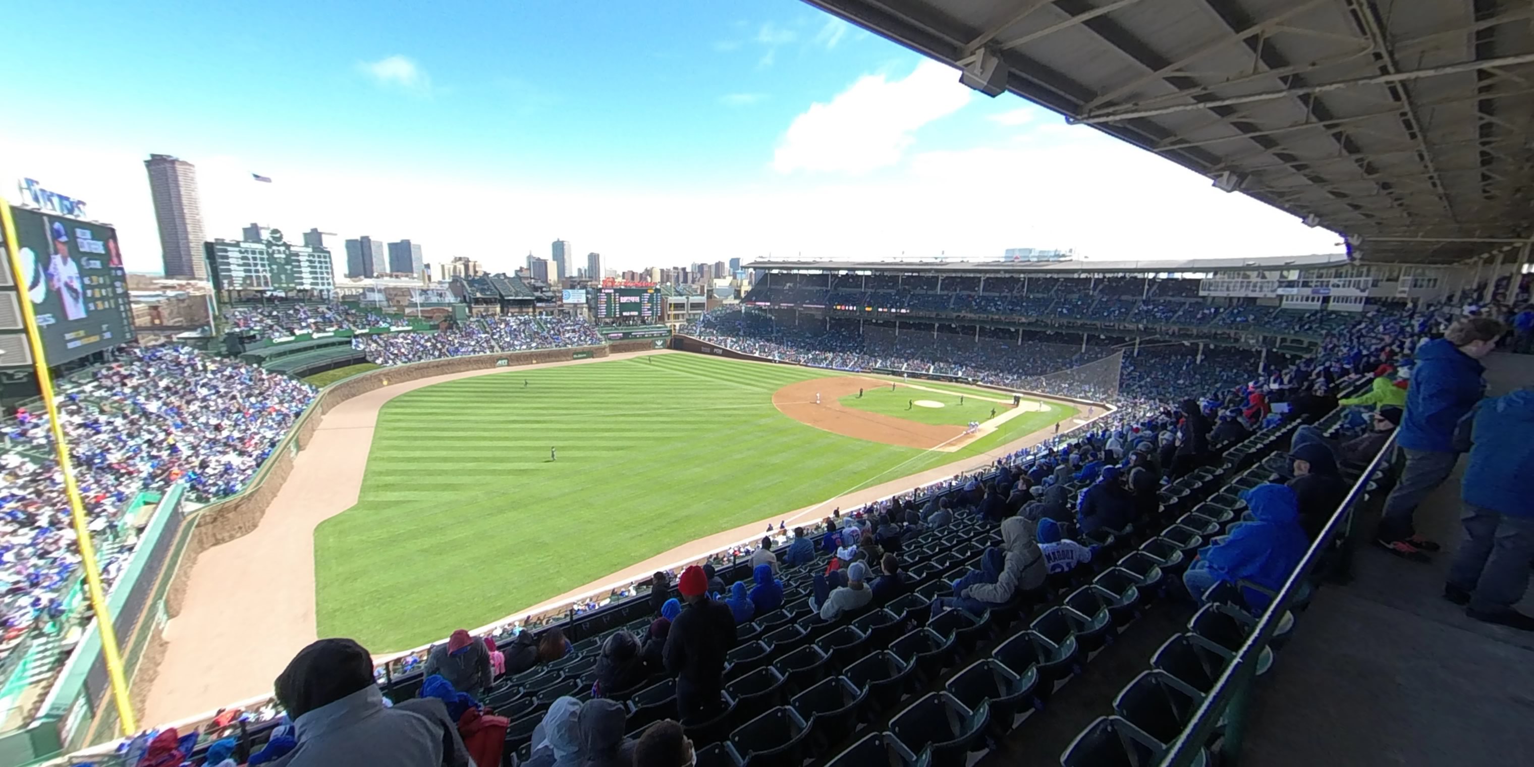 section 303 panoramic seat view  for baseball - wrigley field