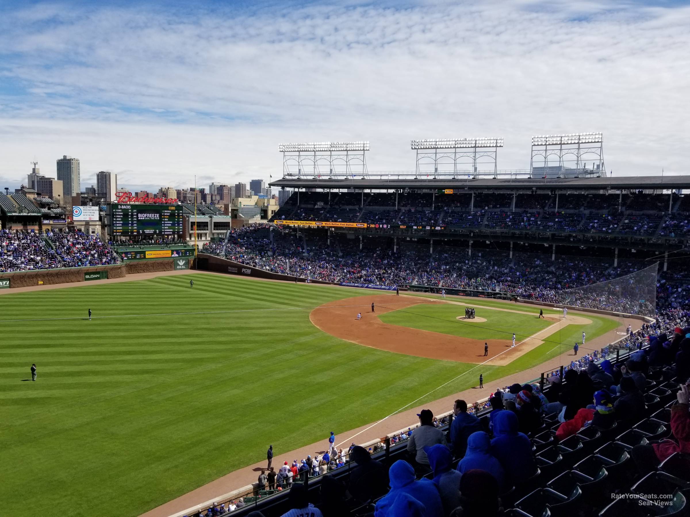 section 303, row 8 seat view  for baseball - wrigley field