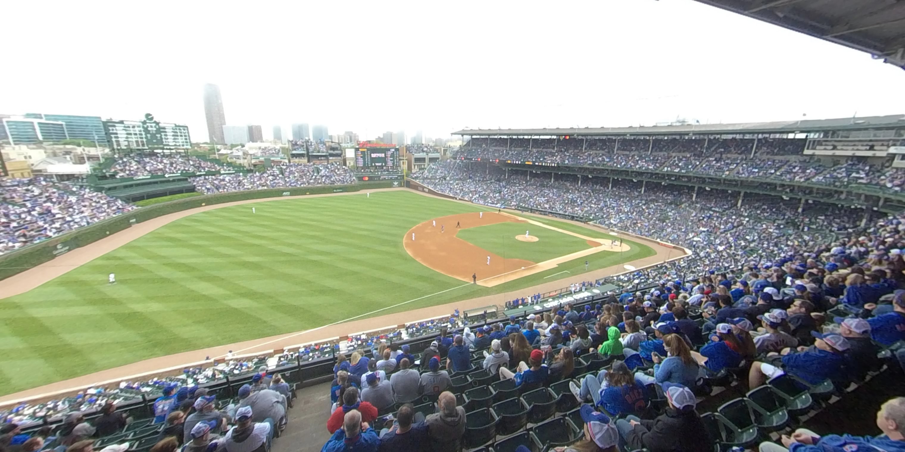 section 306 panoramic seat view  for baseball - wrigley field