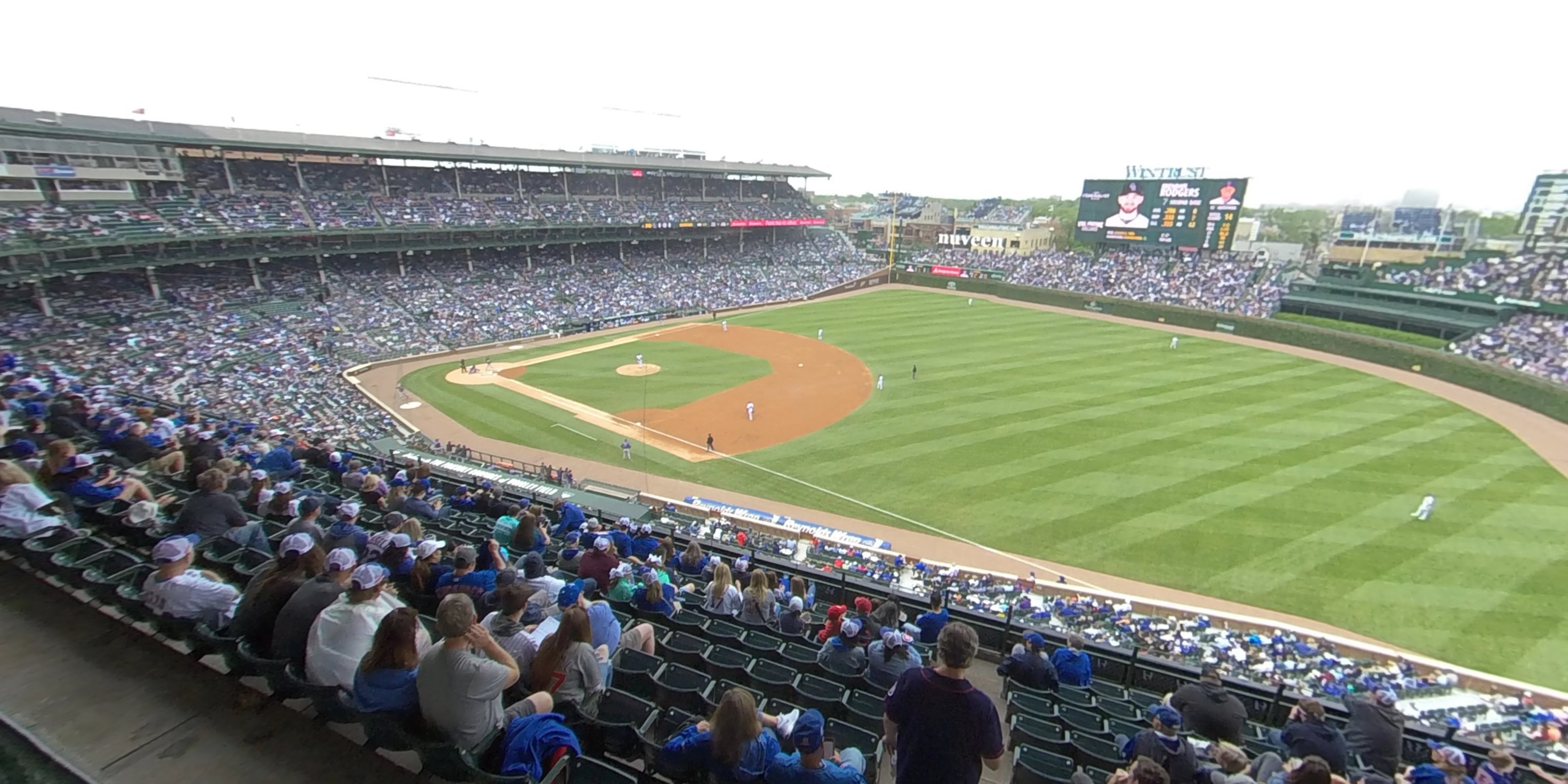 section 328 panoramic seat view  for baseball - wrigley field