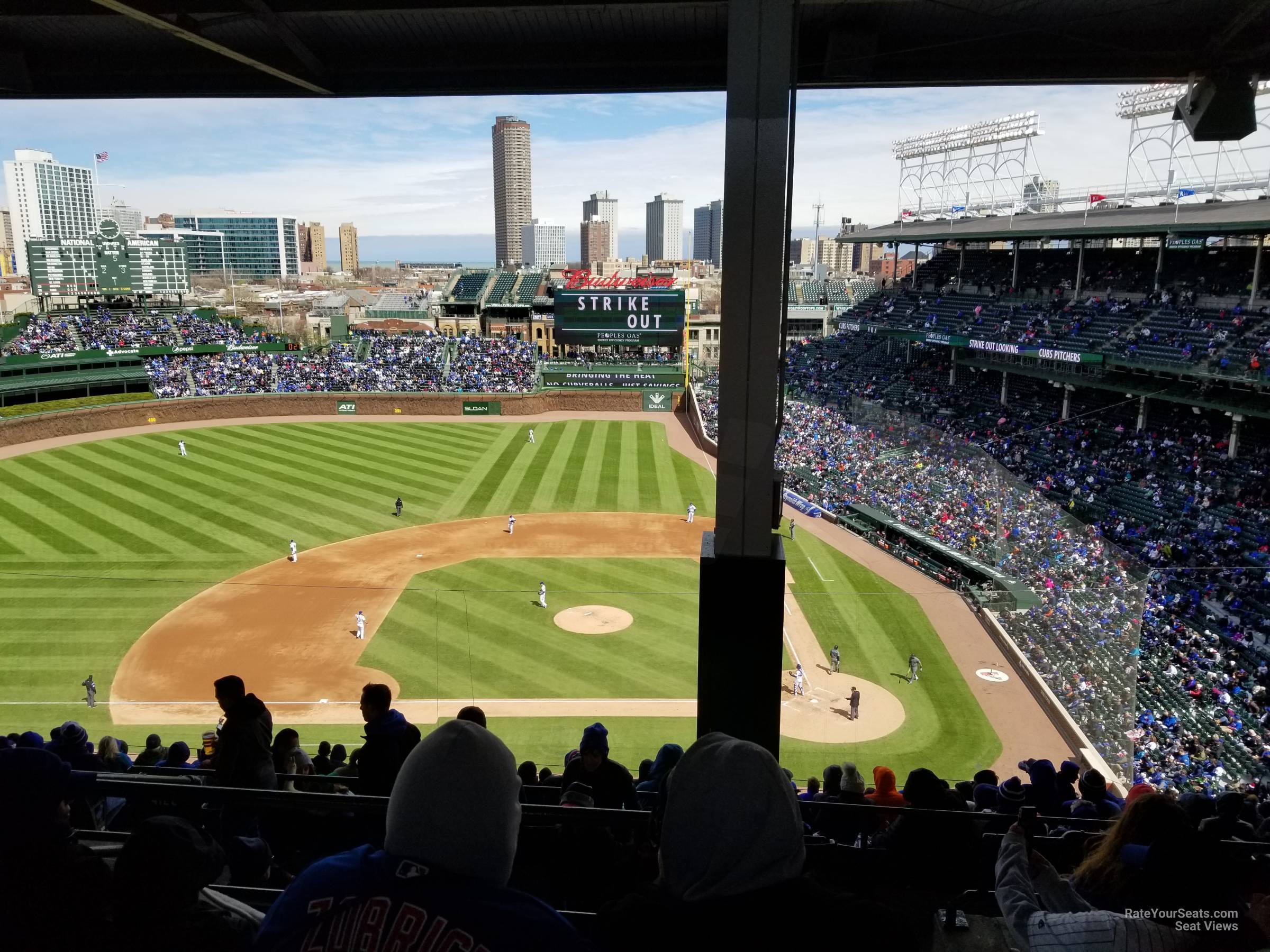 Wrigley Field, section 411L, home of Chicago Cubs, page 1