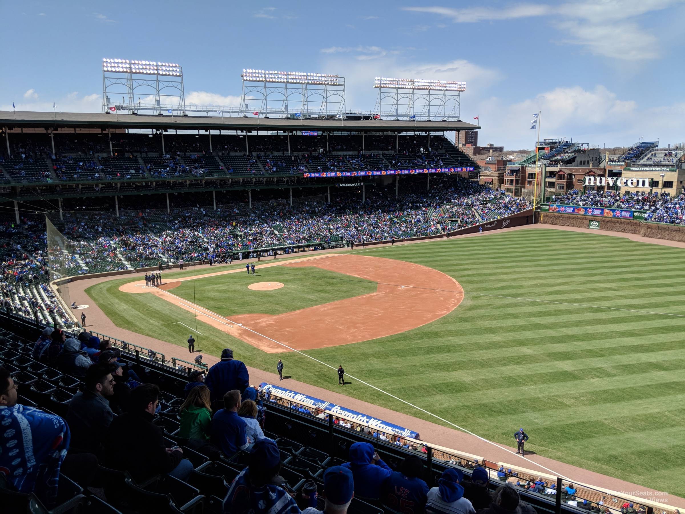 My view from Wrigley Field : r/baseball