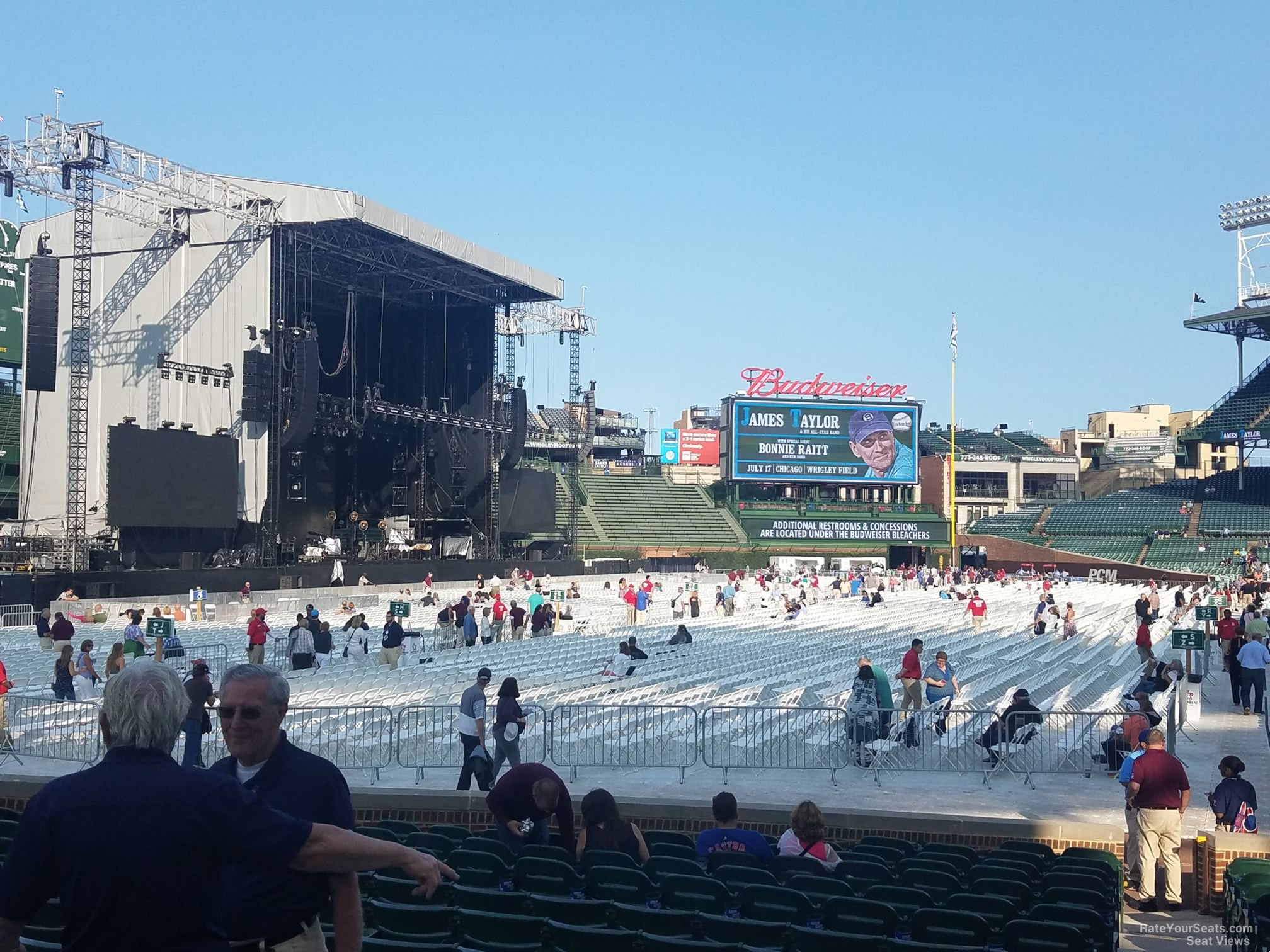 Section 103 at Wrigley Field for Concerts