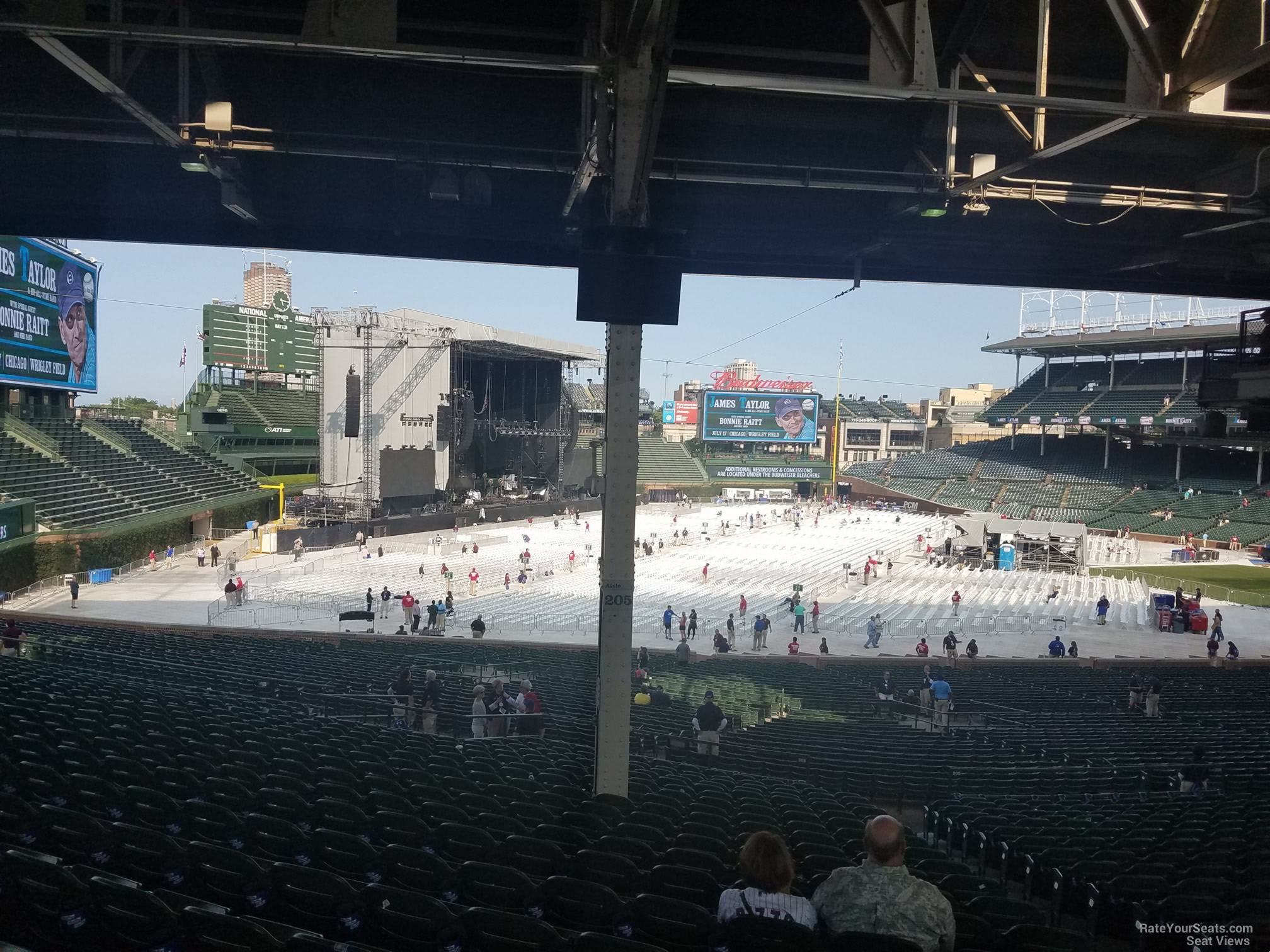 Section 20 at Wrigley Field 