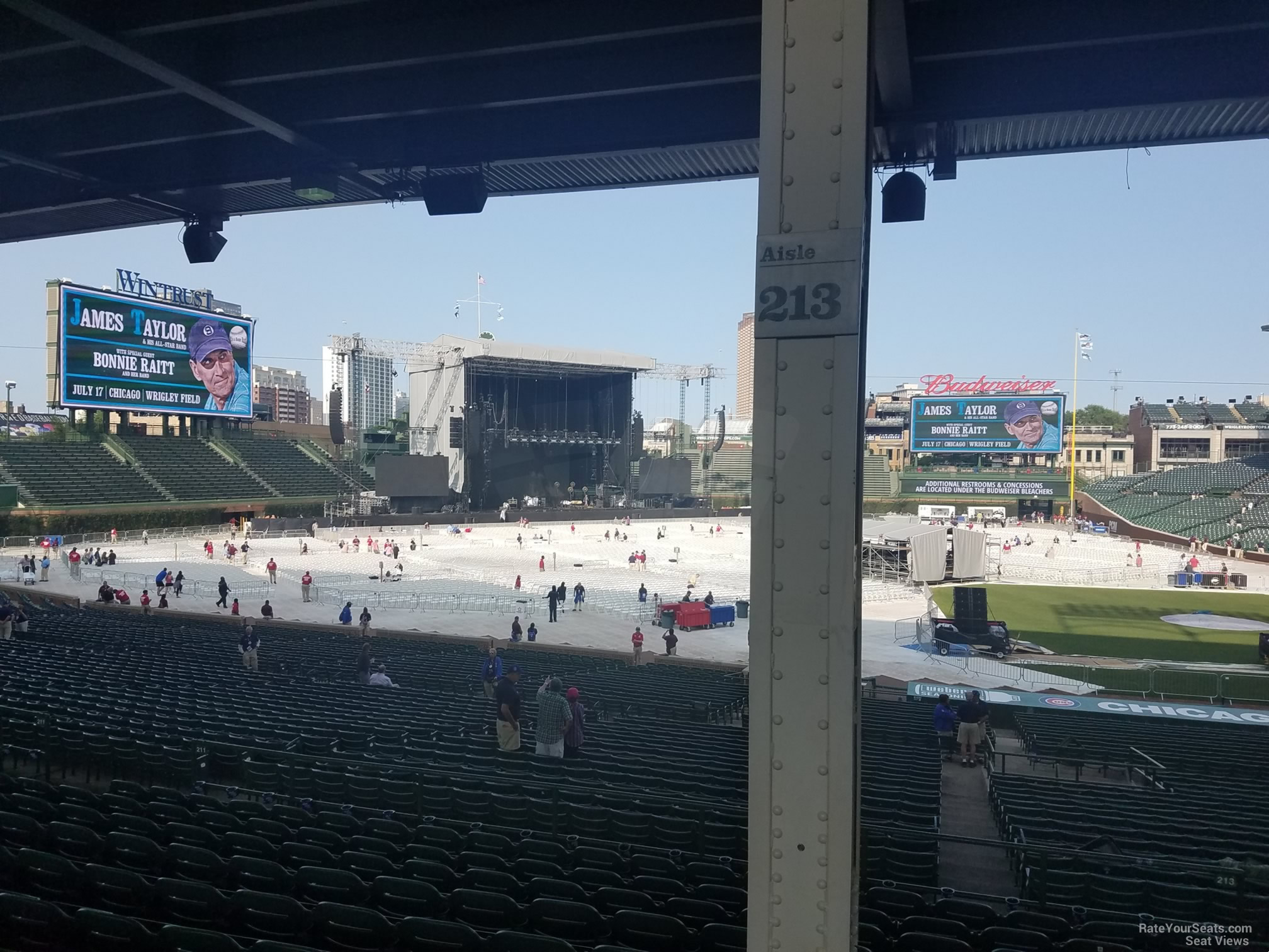 Wrigley Field Section 213 Concert Seating - RateYourSeats.com