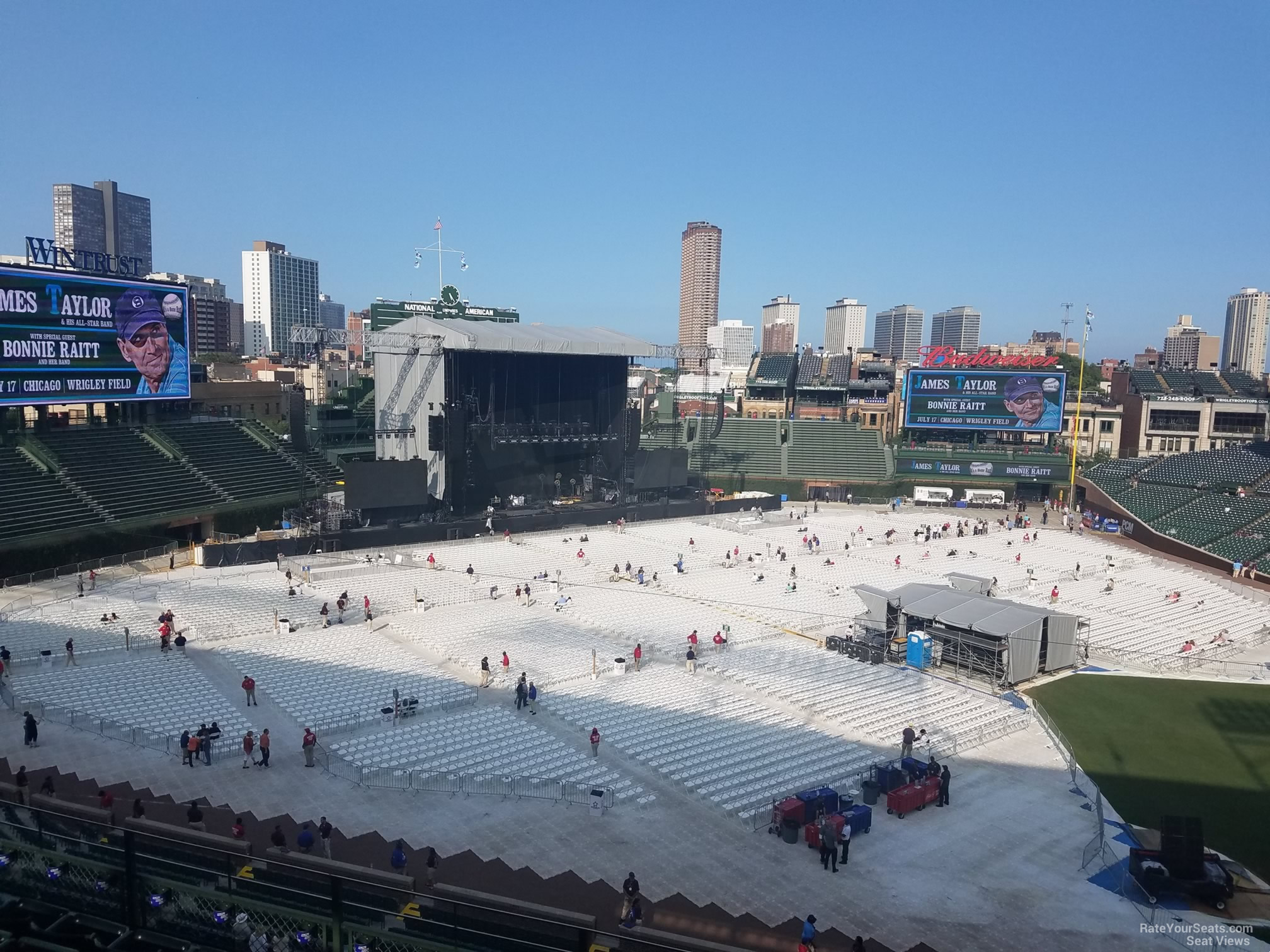 Section 309 at Wrigley Field for Concerts