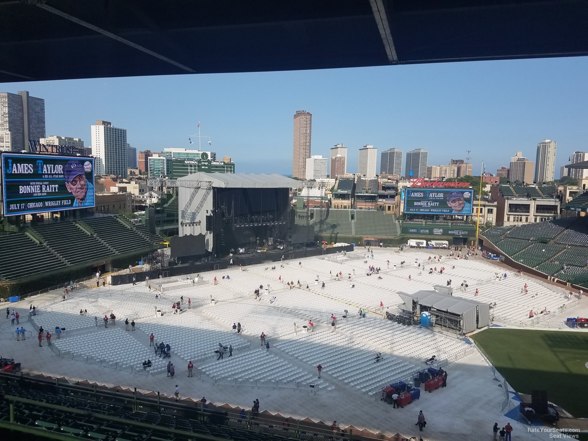 Section 409 at Wrigley Field for Concerts