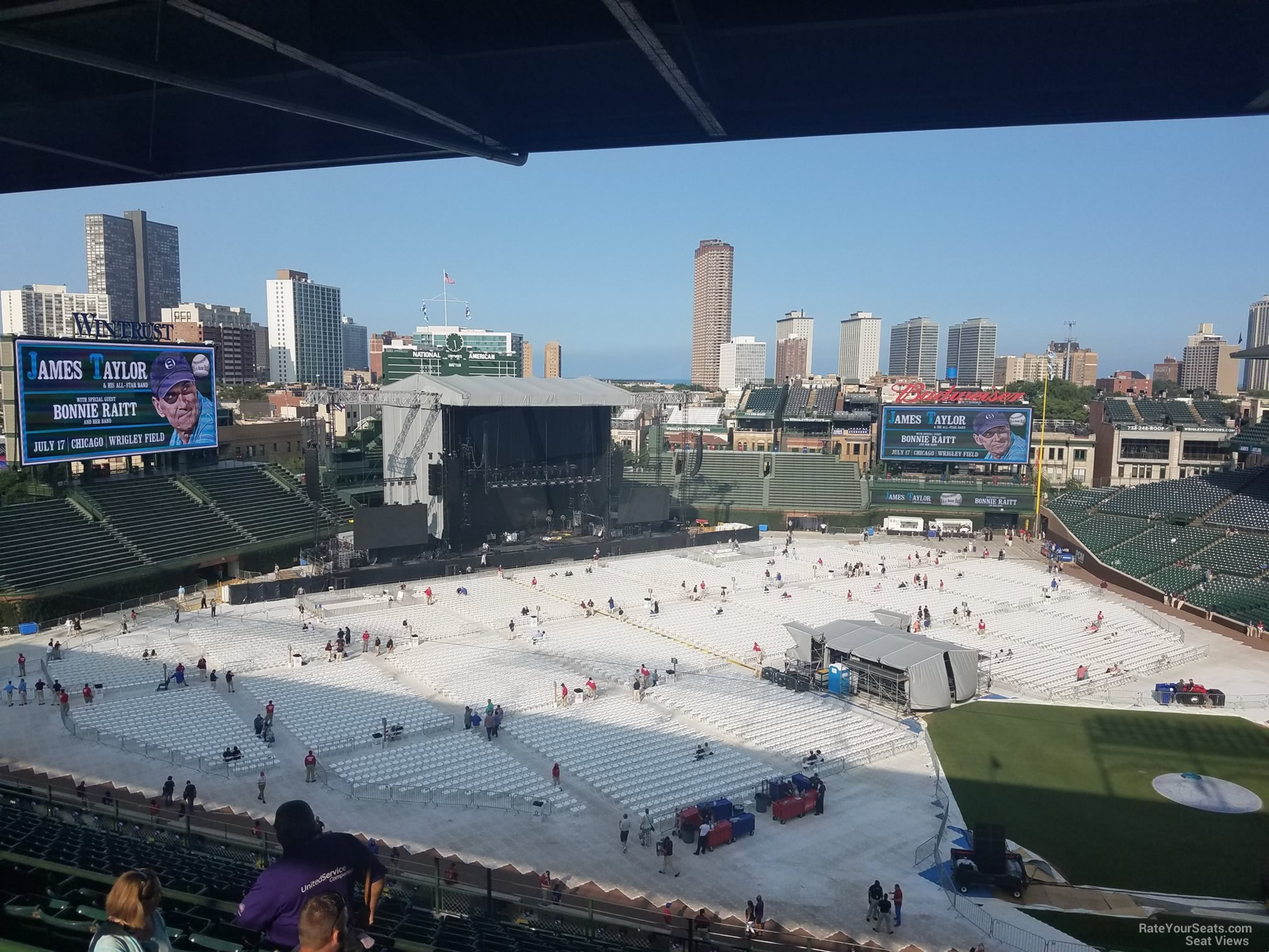Section 410 at Wrigley Field for Concerts