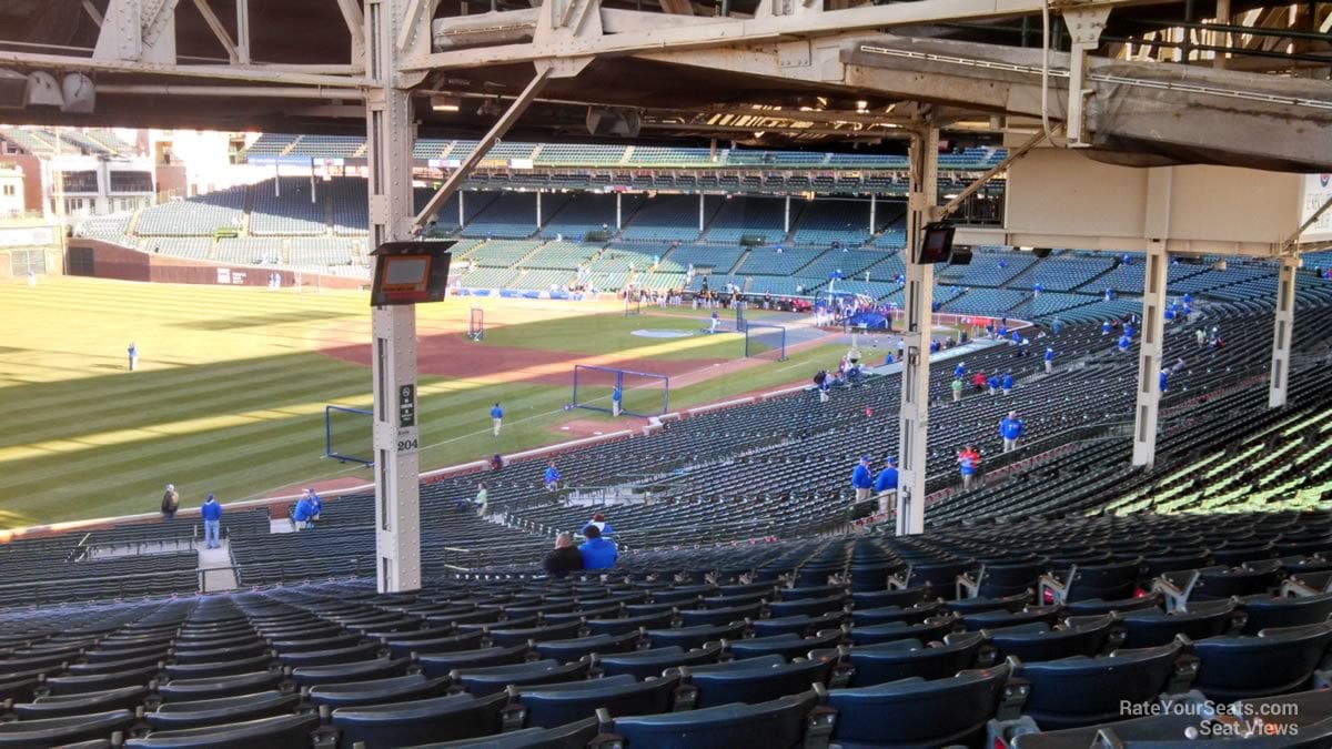 Section 204 at Wrigley Field - Chicago Cubs - RateYourSeats.com