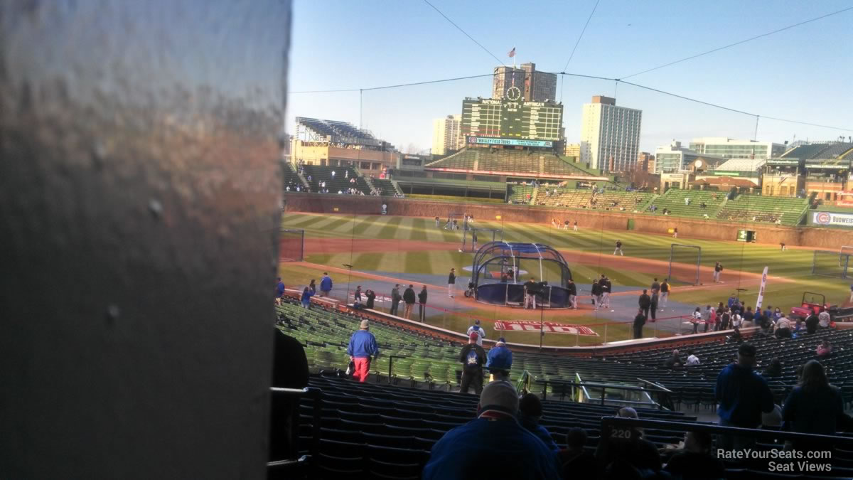 Wrigley Field Seat View 216 Cabinets Matttroy