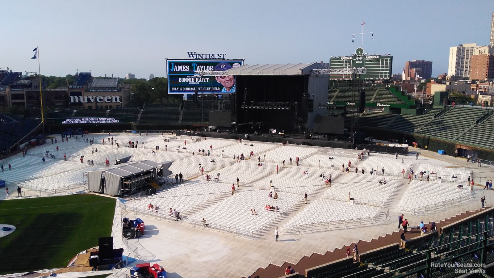 Section 326 at Wrigley Field for Concerts