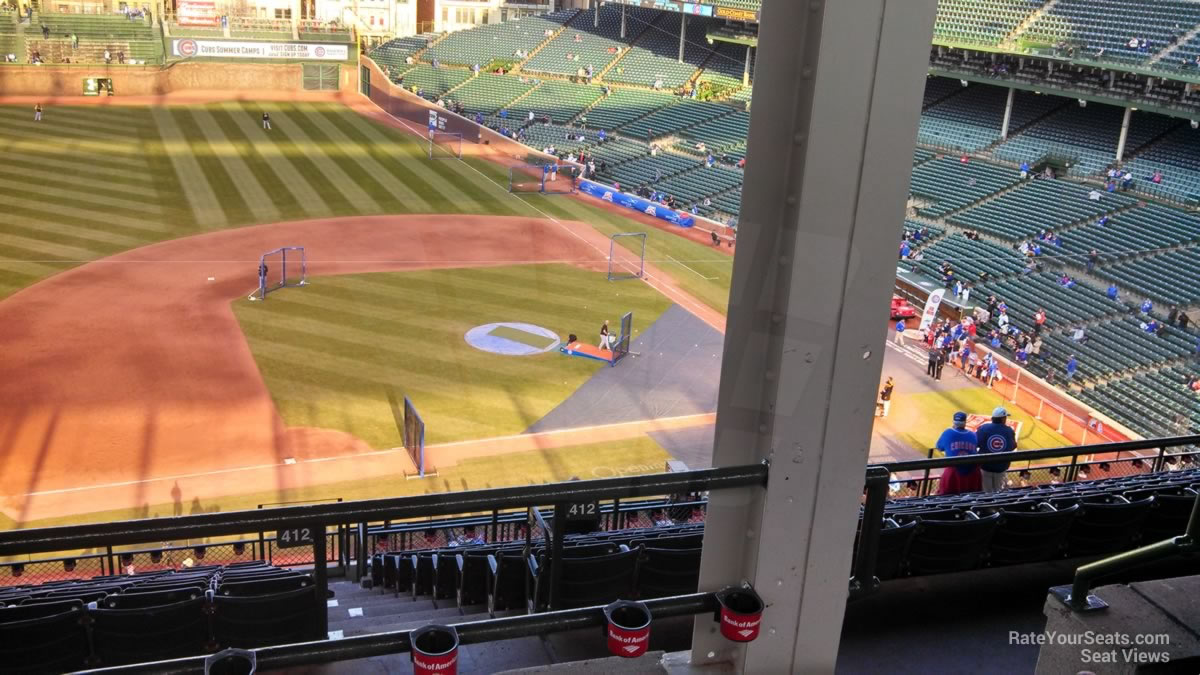 Wrigley Field, section 411L, home of Chicago Cubs, page 1